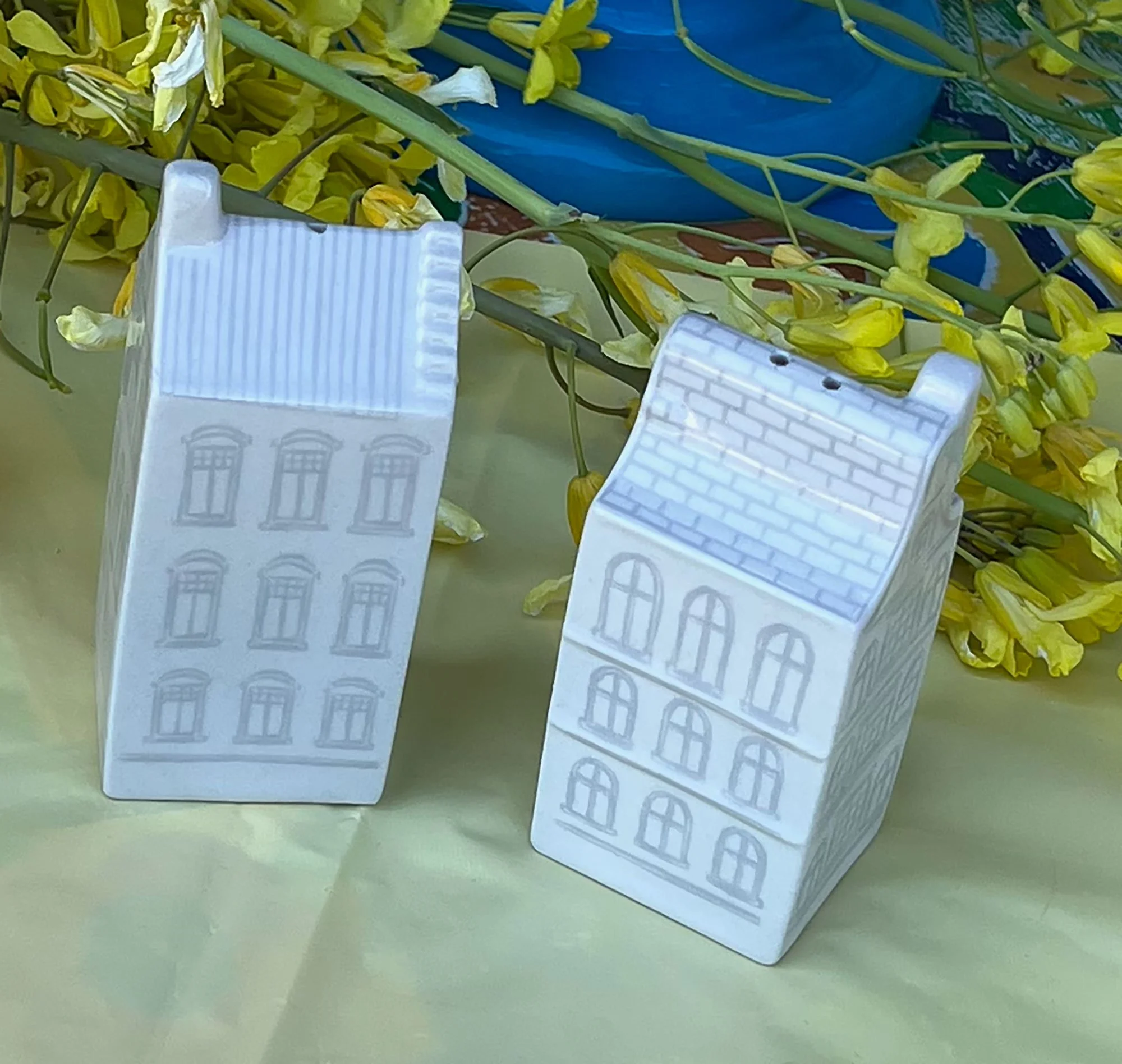 Townhouse Salt And Pepper Shakers