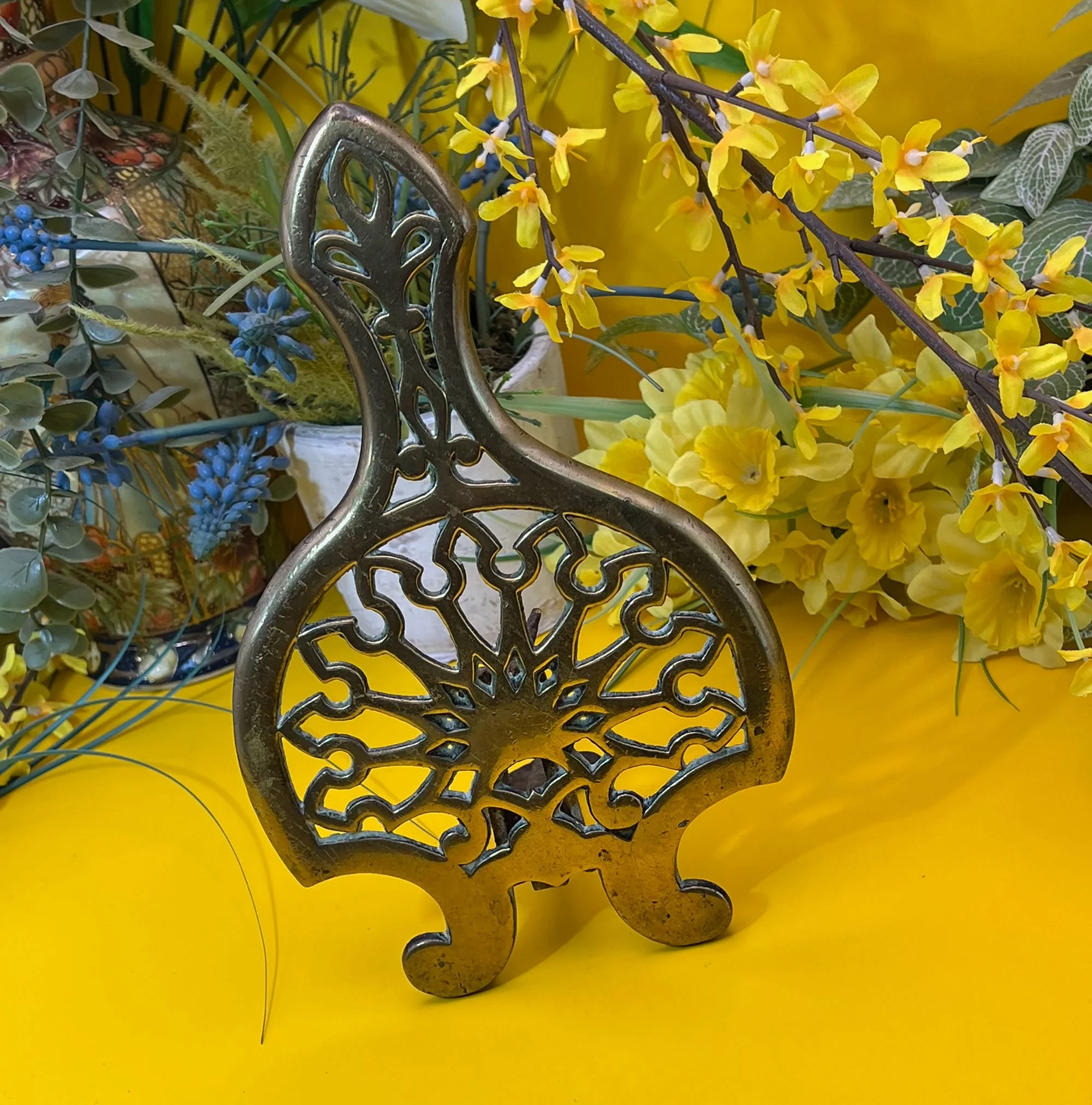 Brass Hearth Trivet