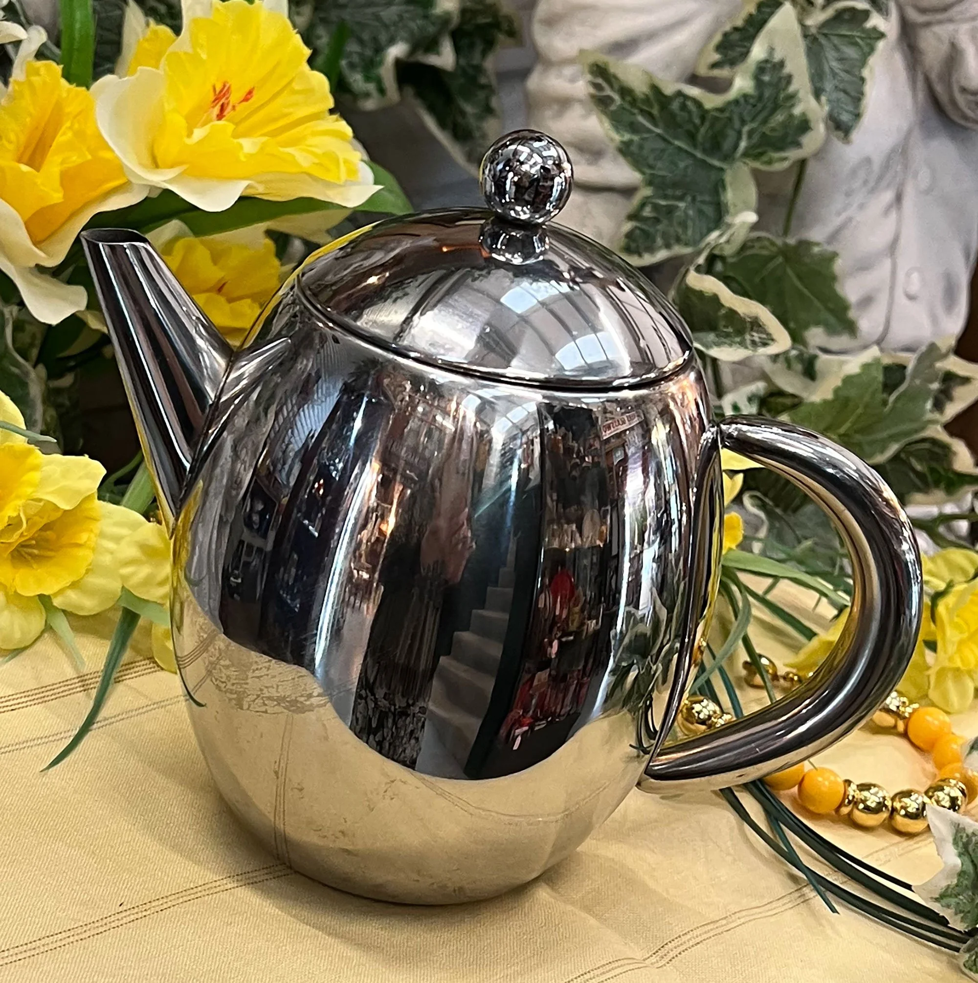 Stainless Steel Teapot