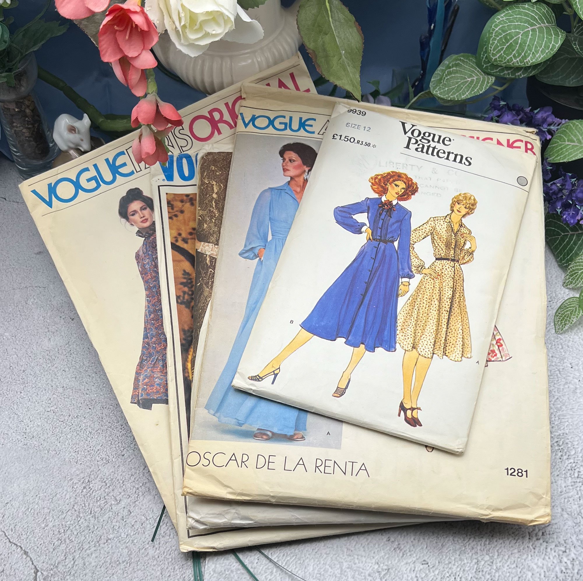 Vintage Vogue patterns