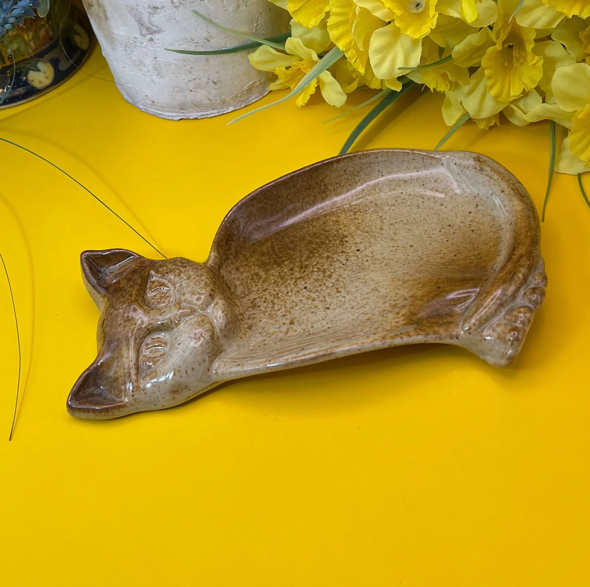Ceramic Cat Spoon Rest