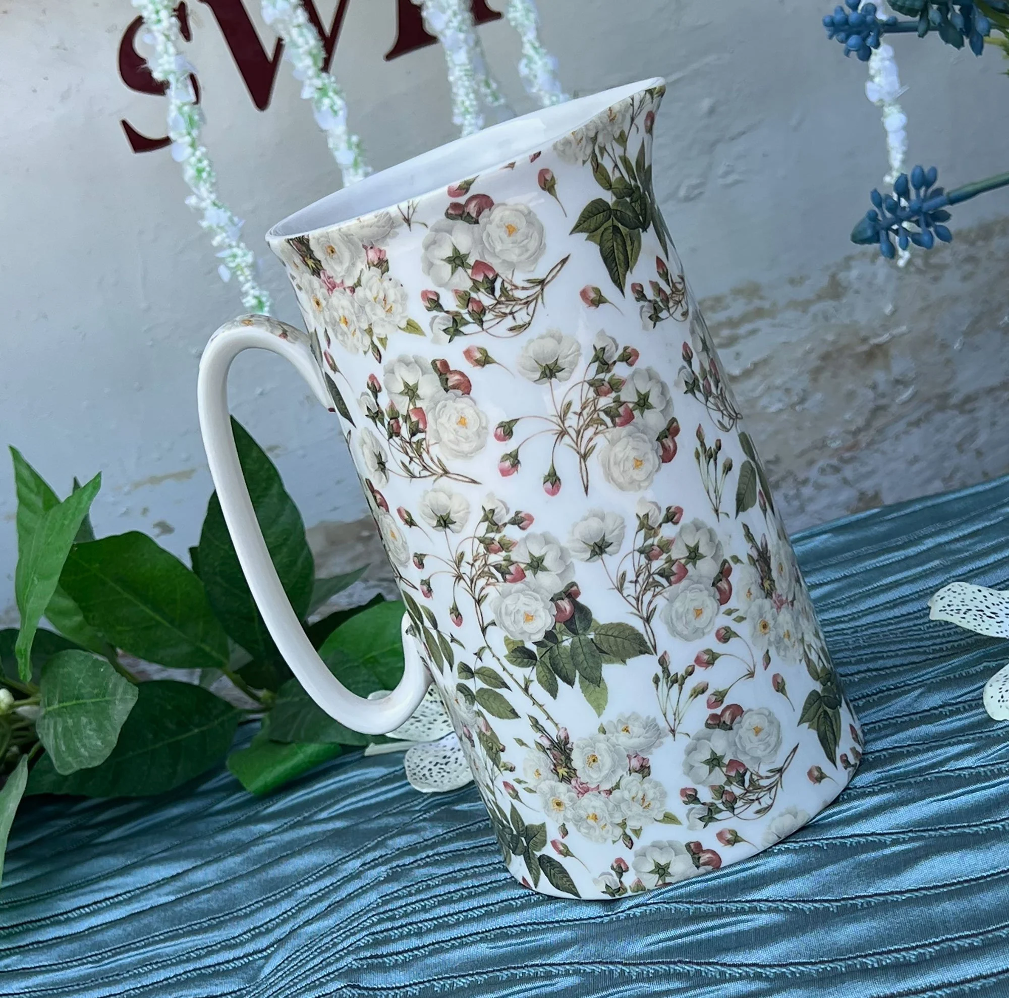 Heron Cross Pottery jug