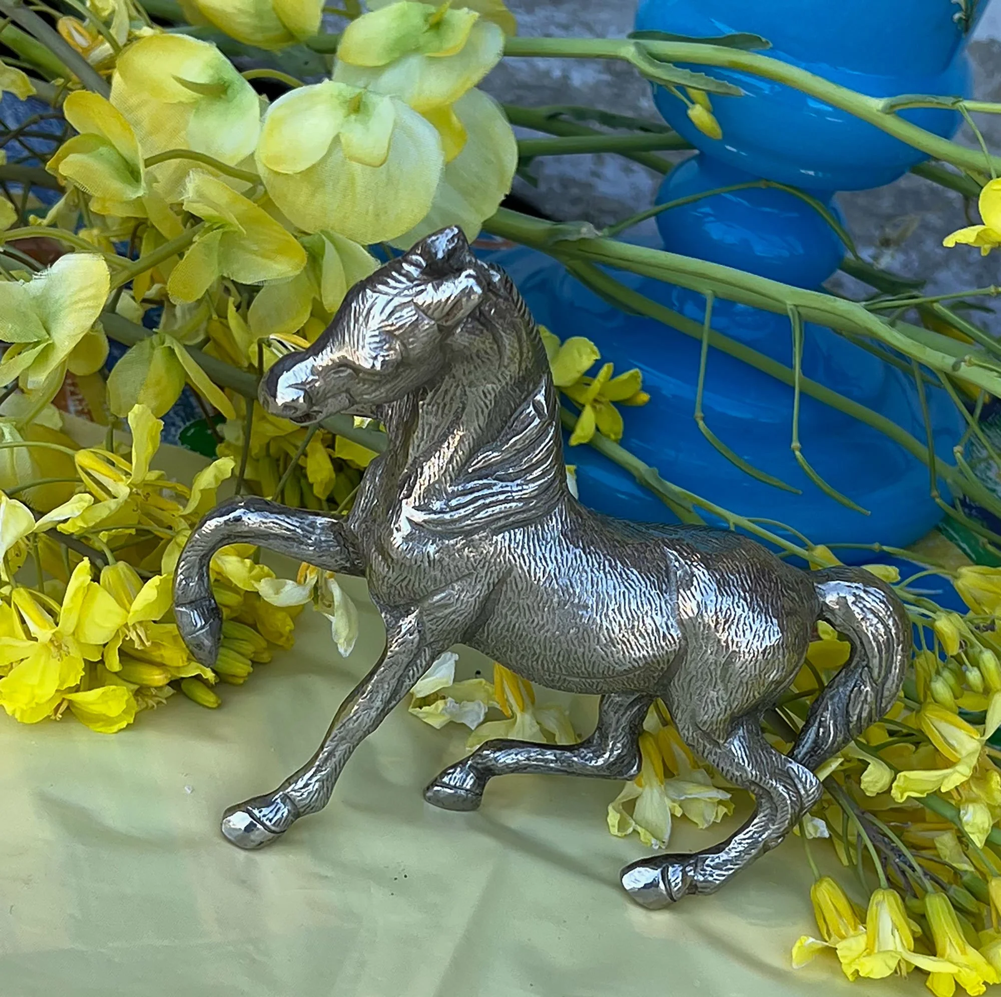 Metal Horse Sculpture