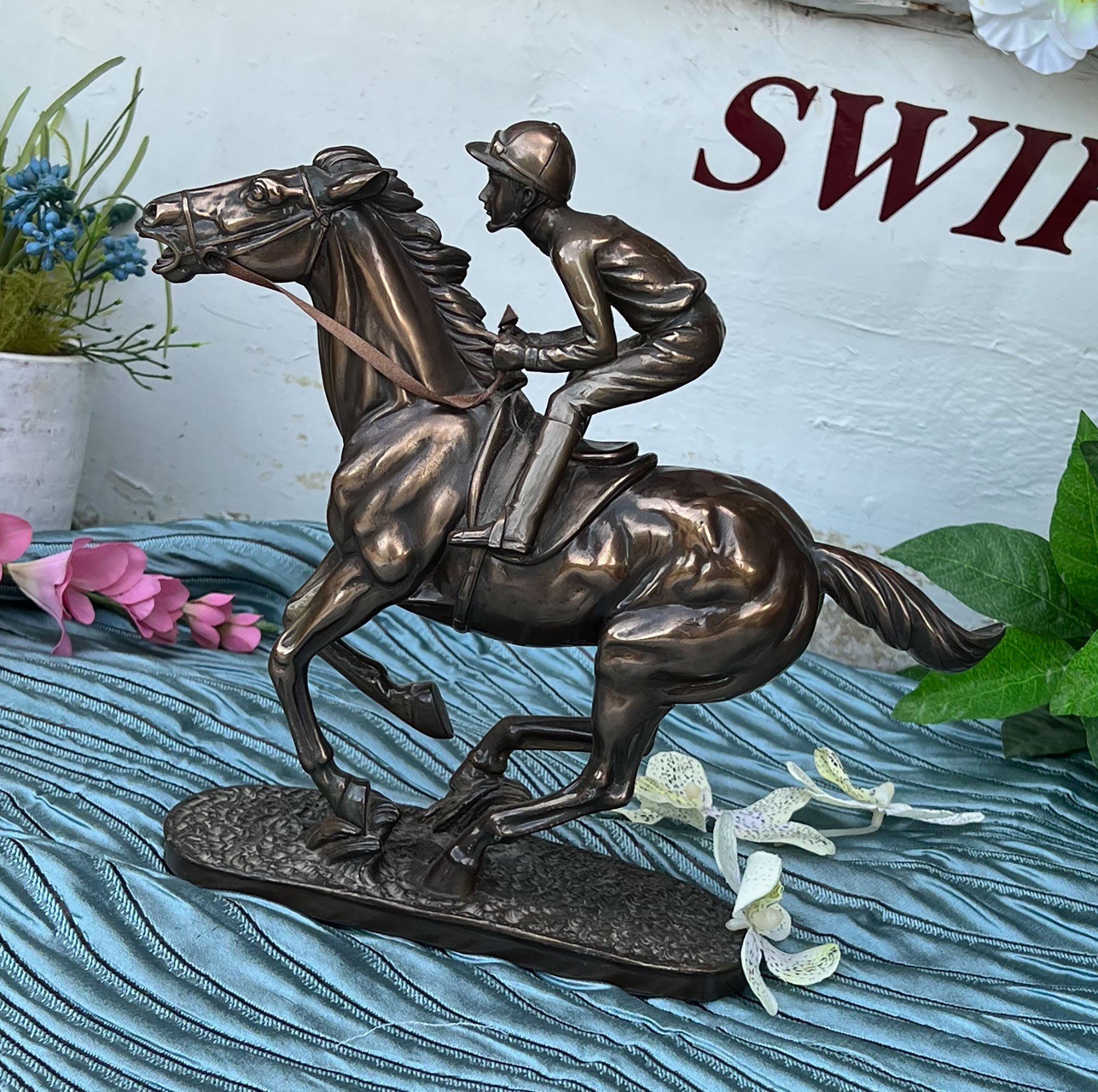 Regency Fine Arts horse racing figure