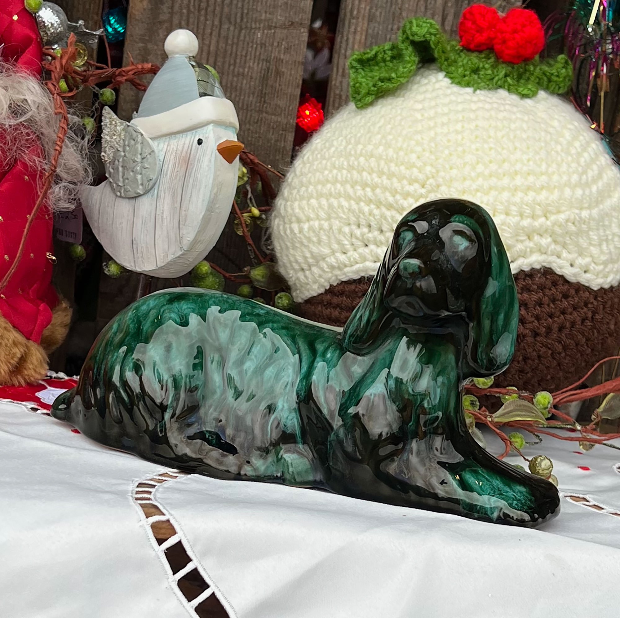 Blue Mountain Pottery dog
