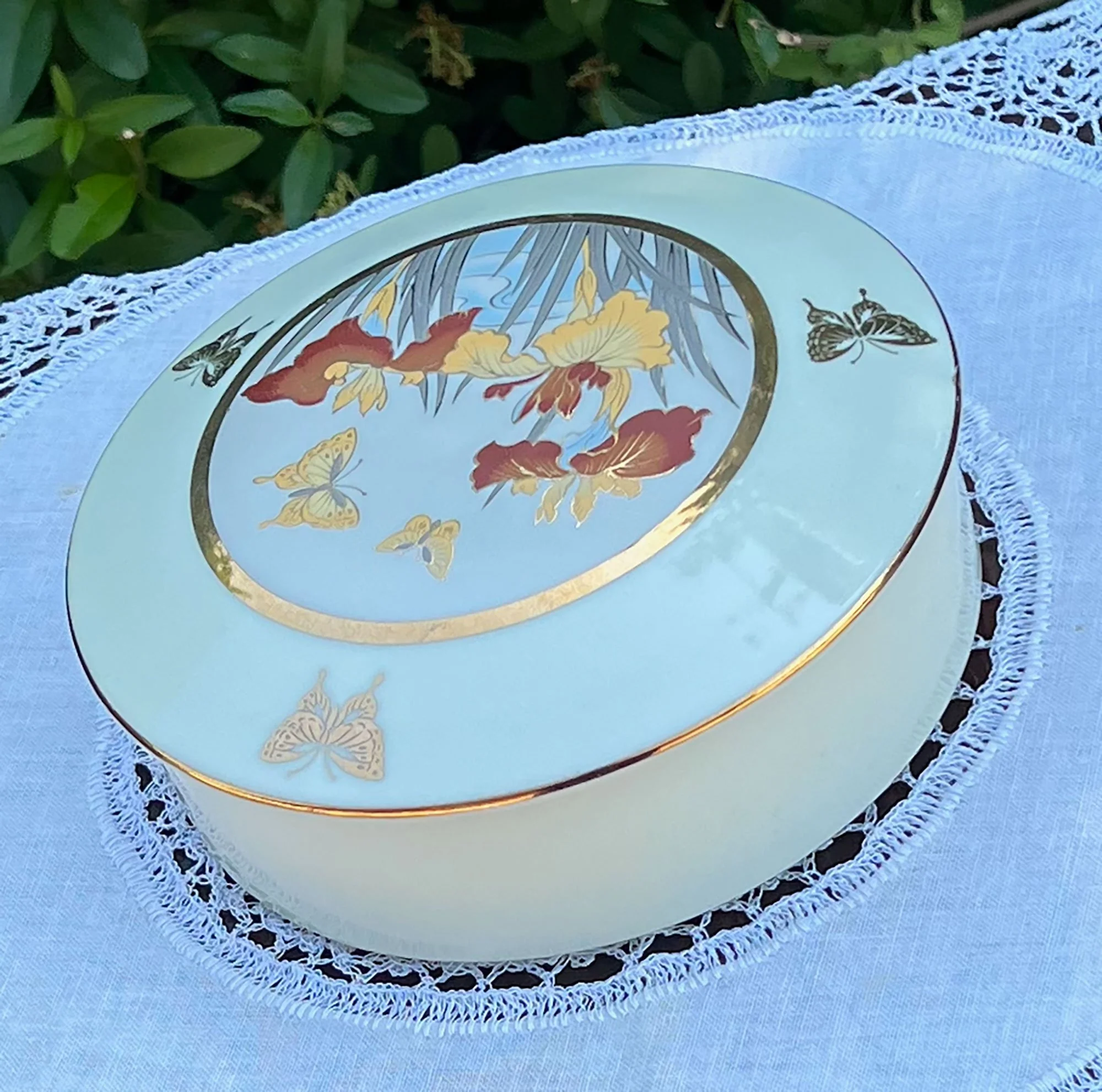 Chokin style china dish