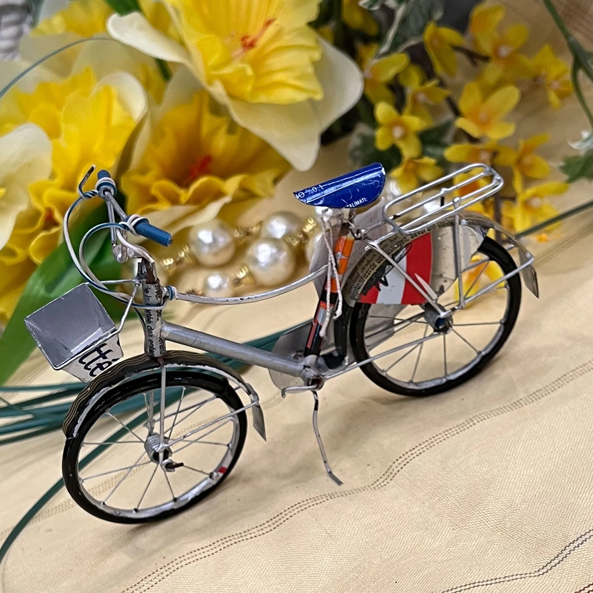 Metal bicycle model