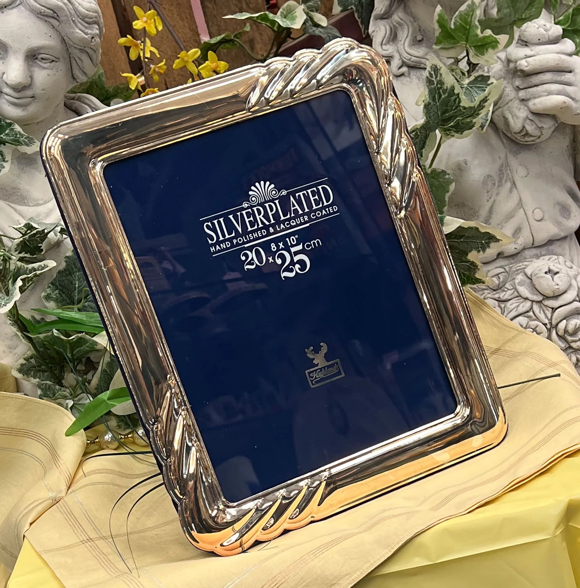 Silver plated photograph frame