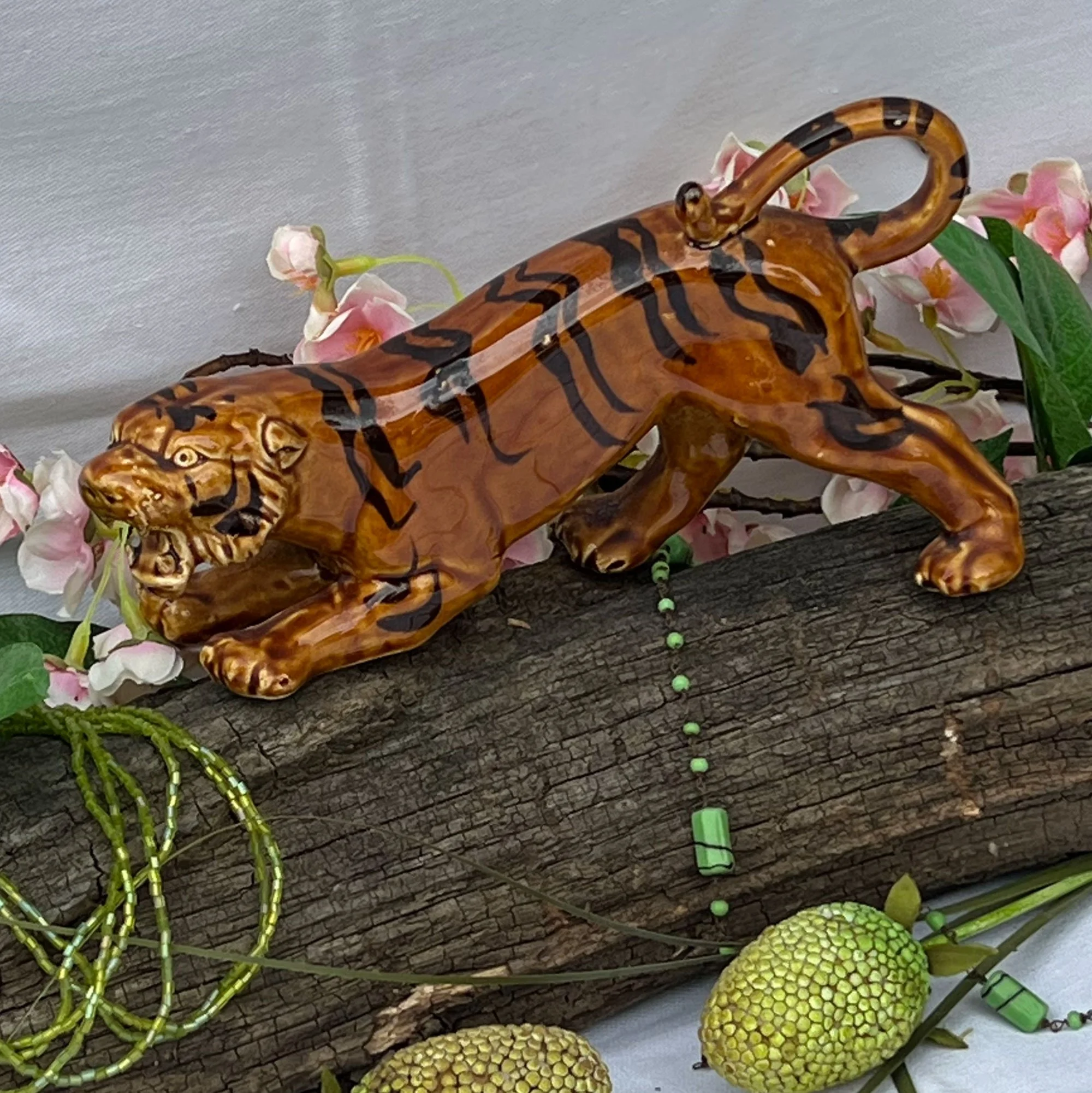 Ceramic Tiger Ornament