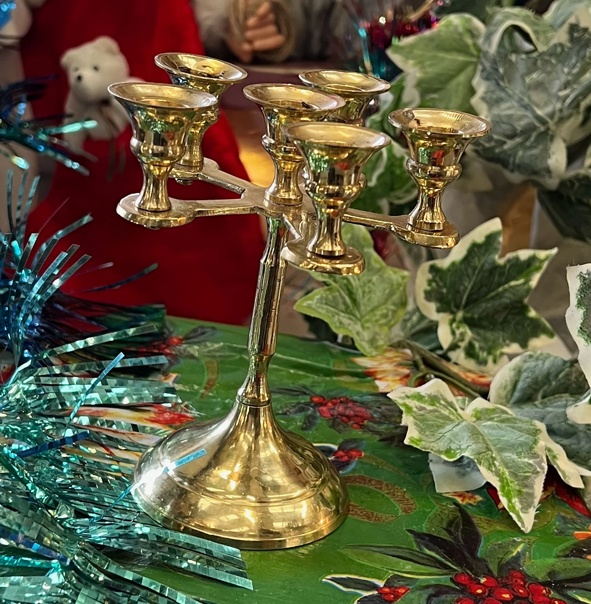 Small Brass candelabra