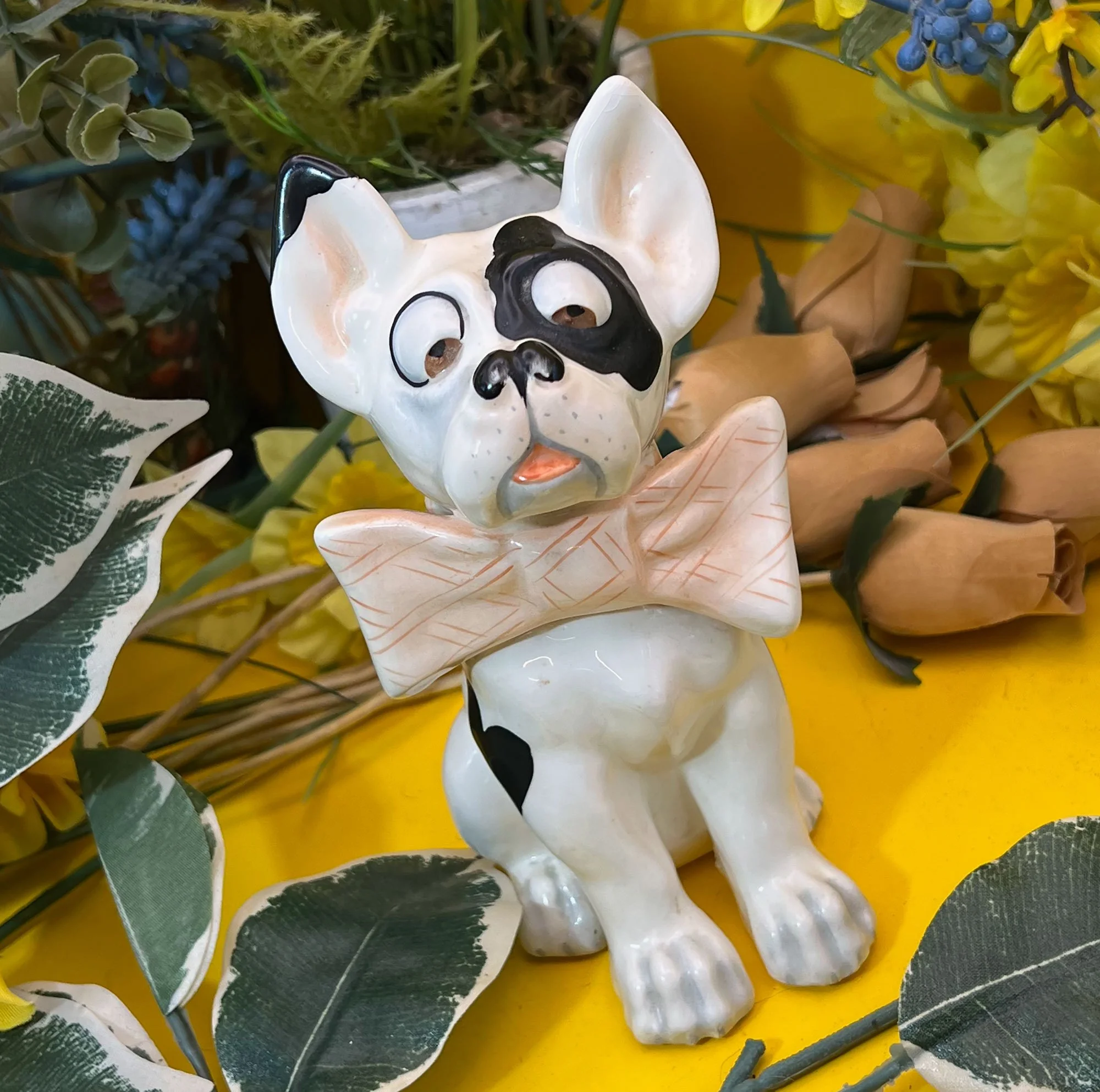 Vintage, ceramic dog