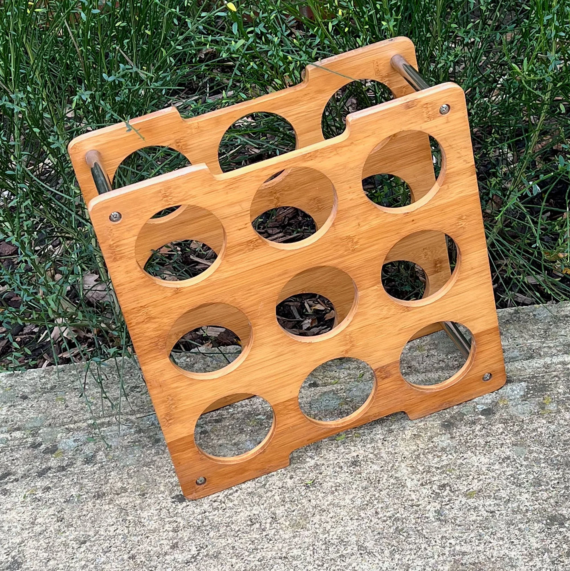 Wood wine rack