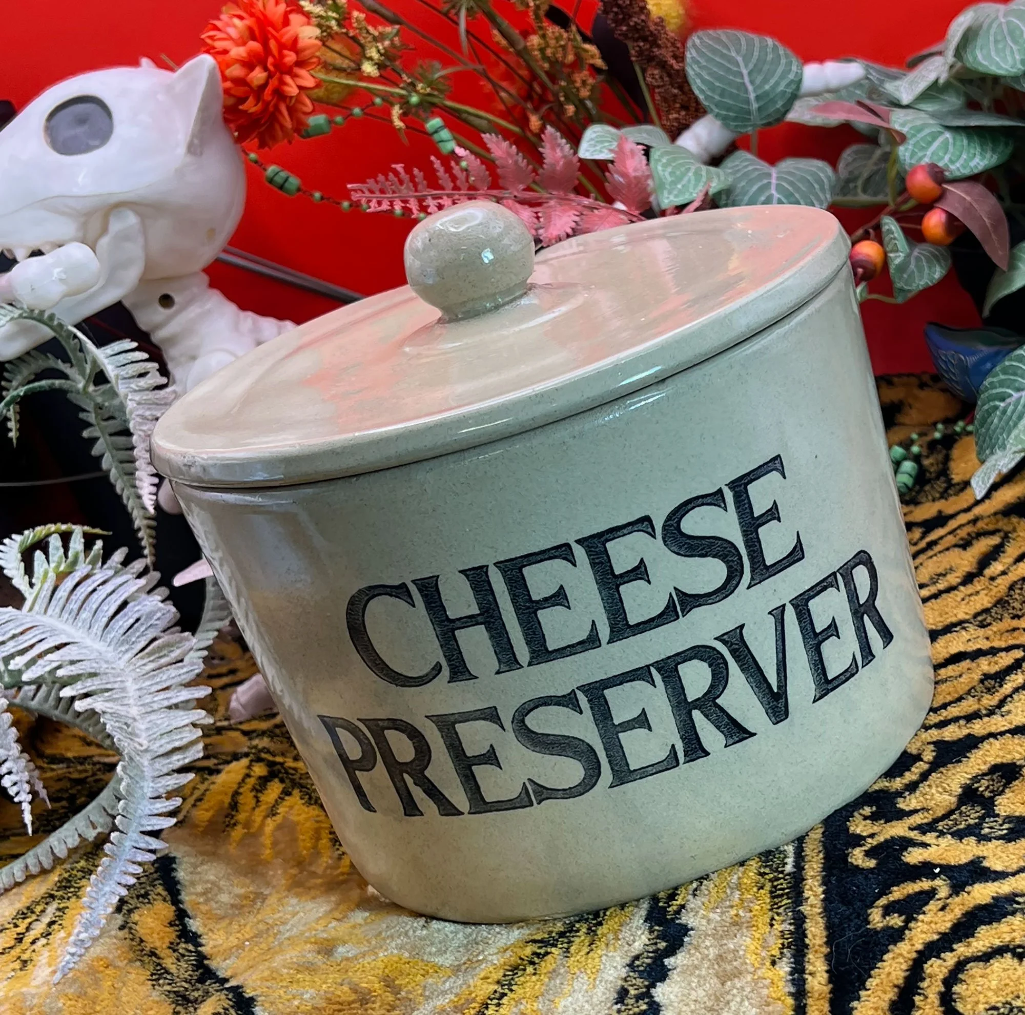 Stoneware Cheese Preserver
