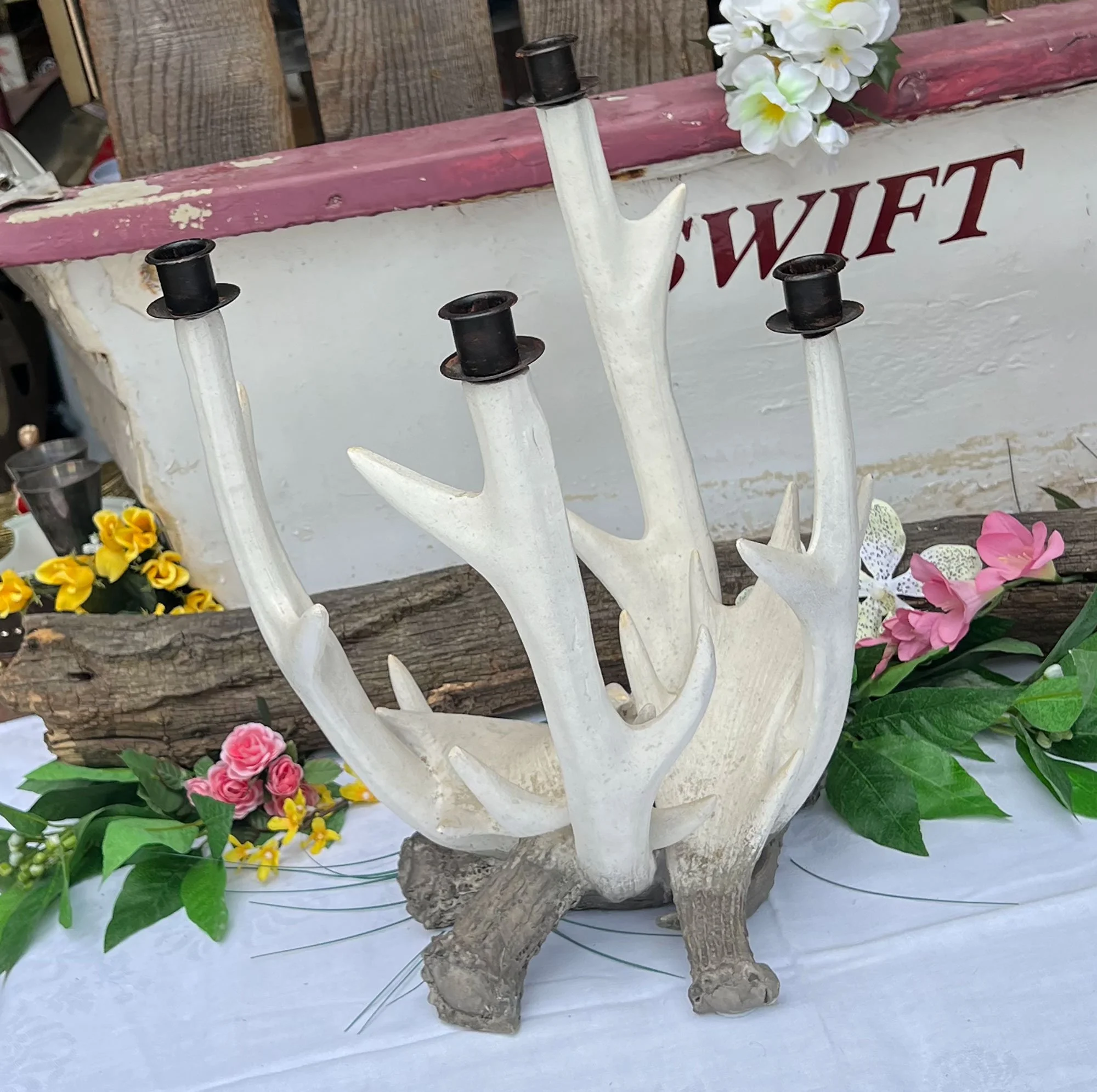 Antler Style Candle Holder