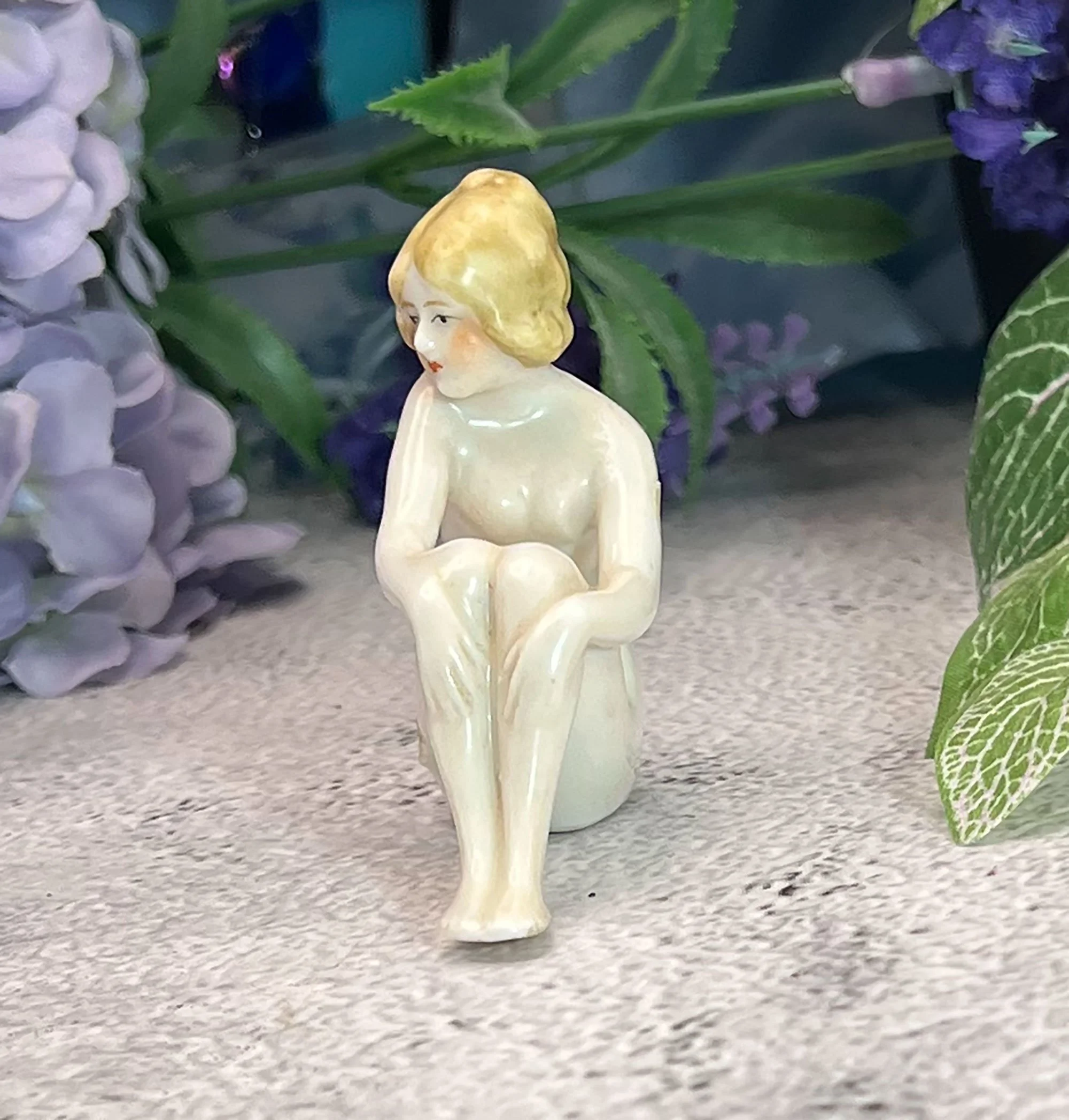 Miniature Lady Figurine