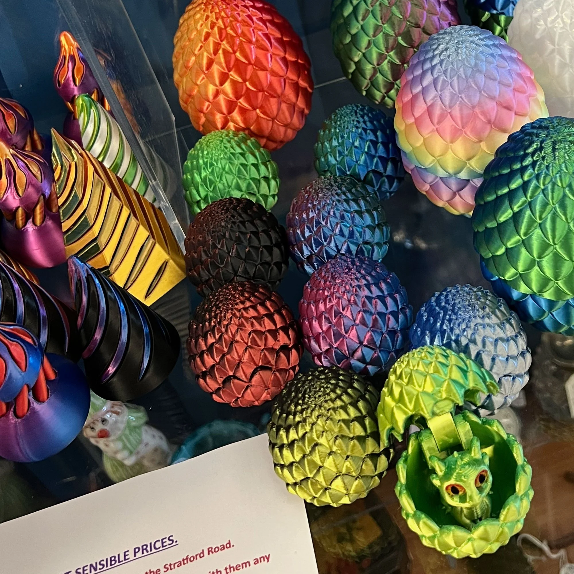 3D printed Dragon Eggs