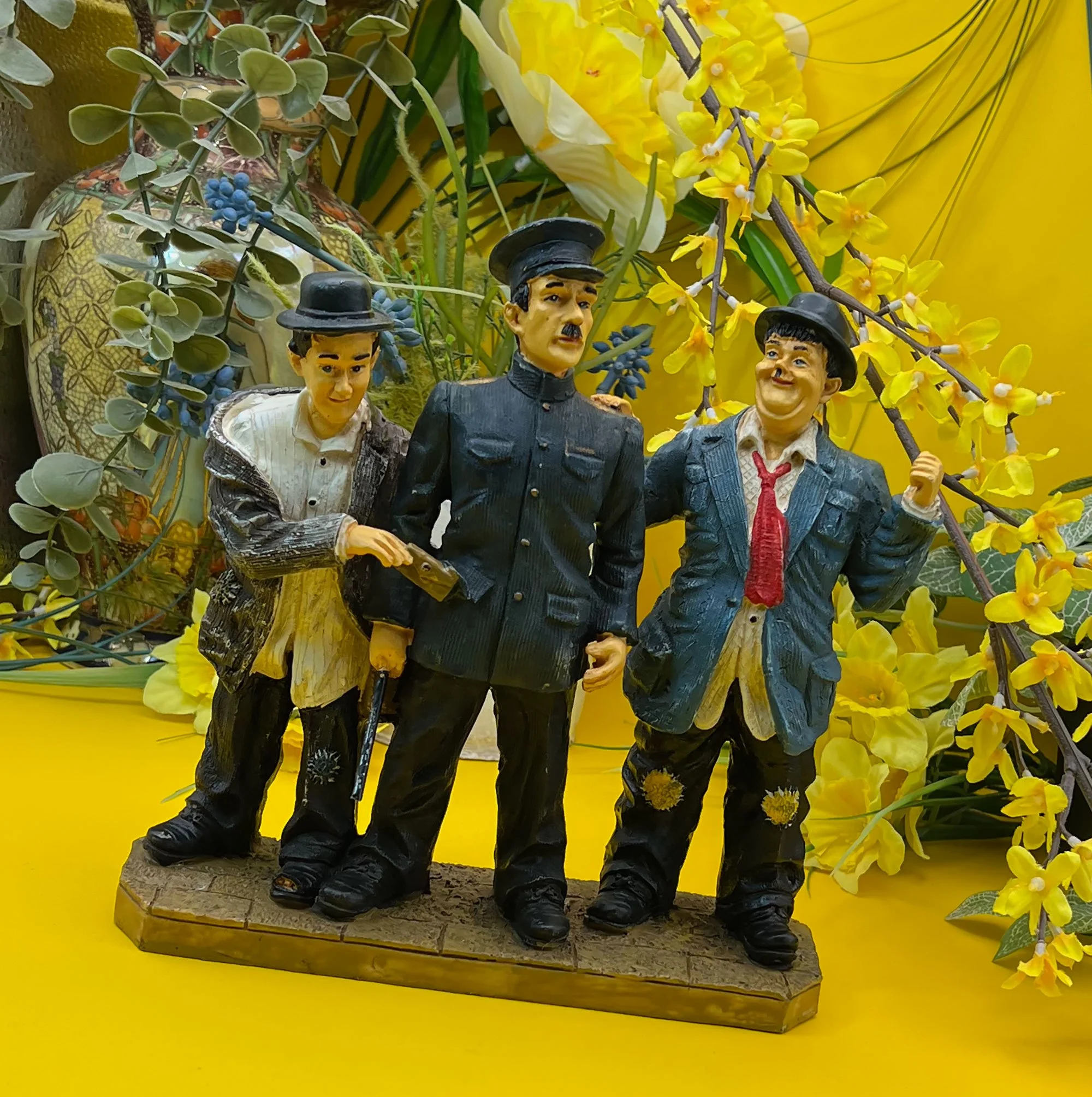 Laurel and hardy figurine