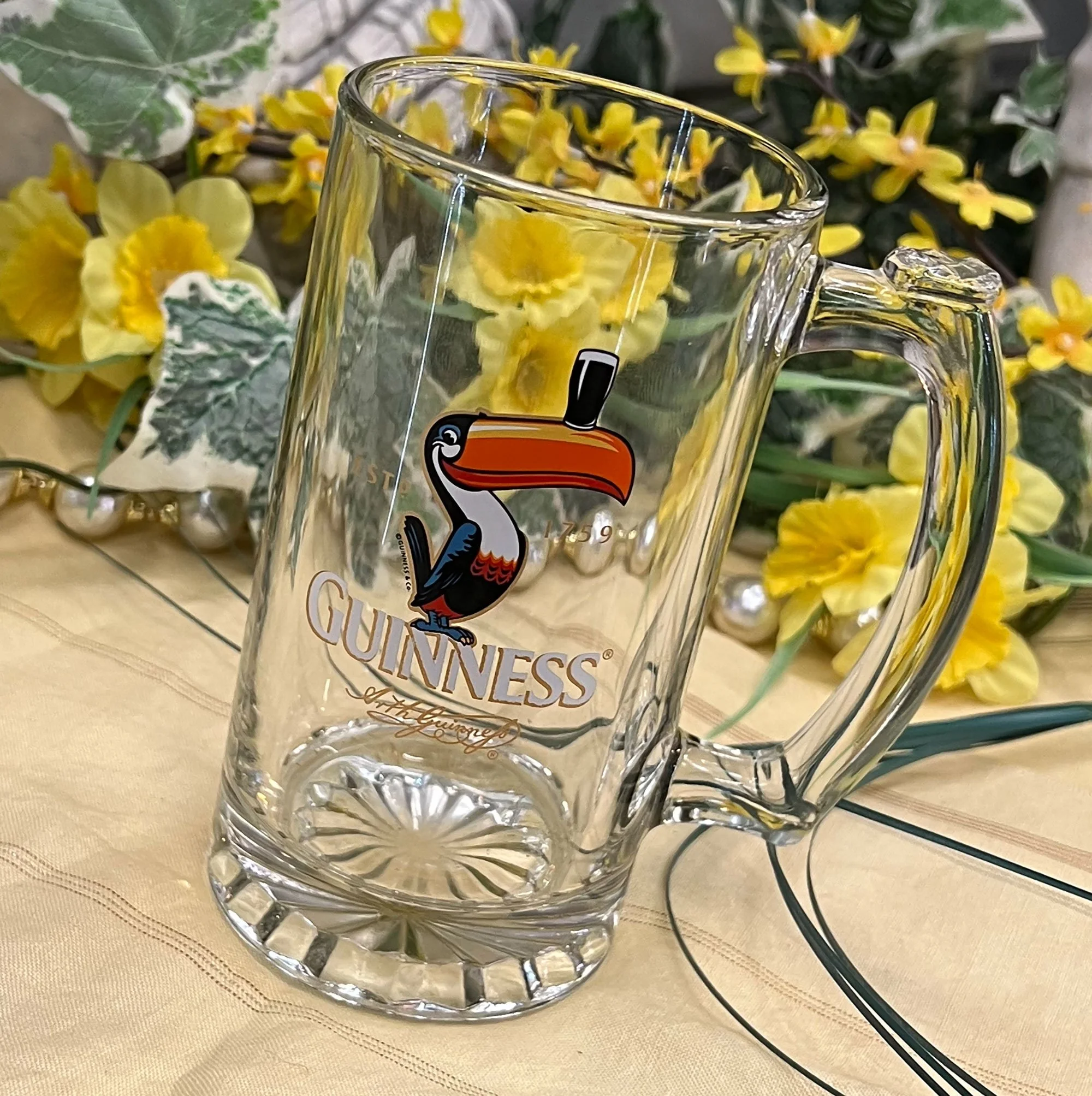 Guinness glass tankard