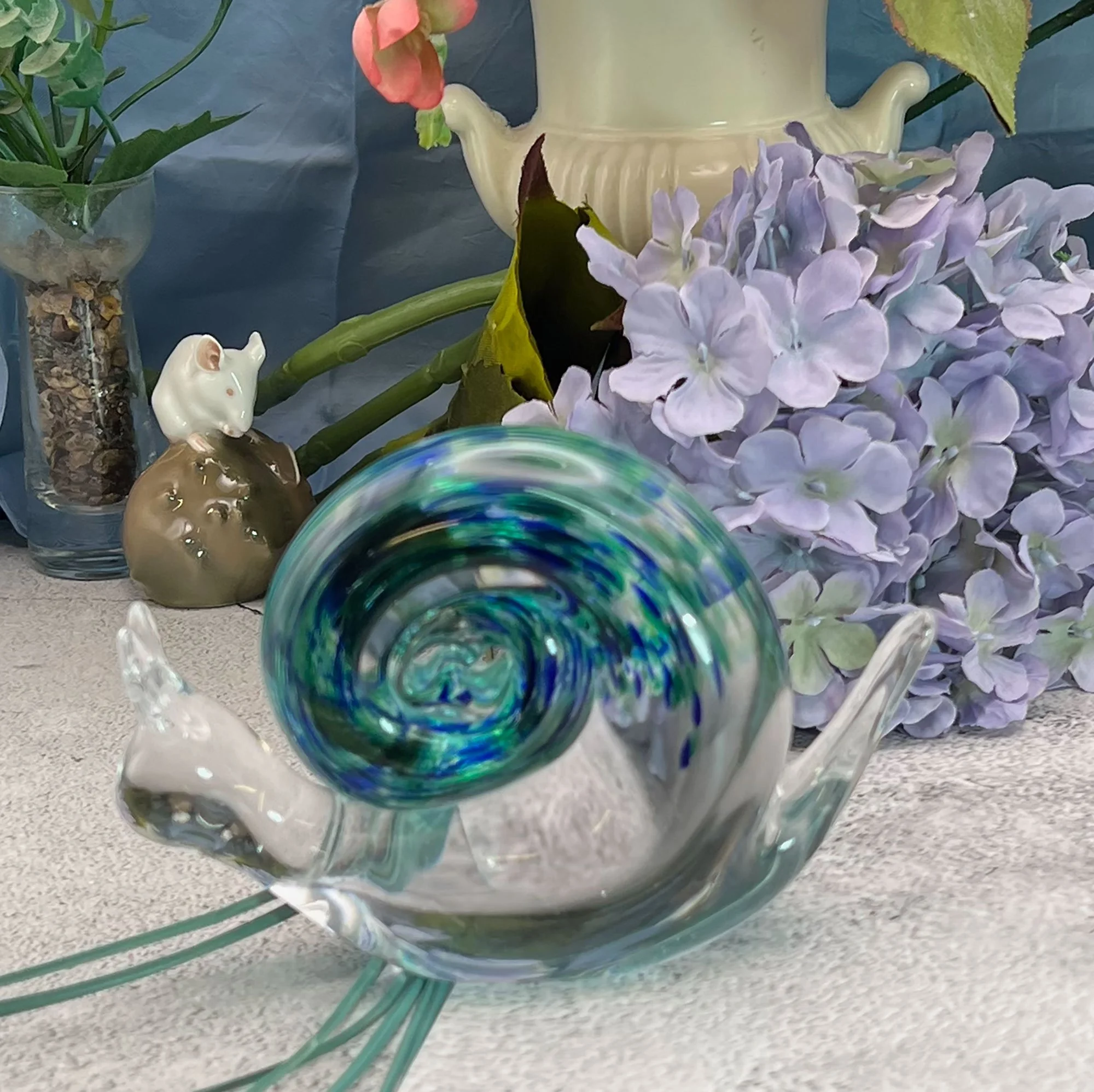 Wedgwood snail paperweight