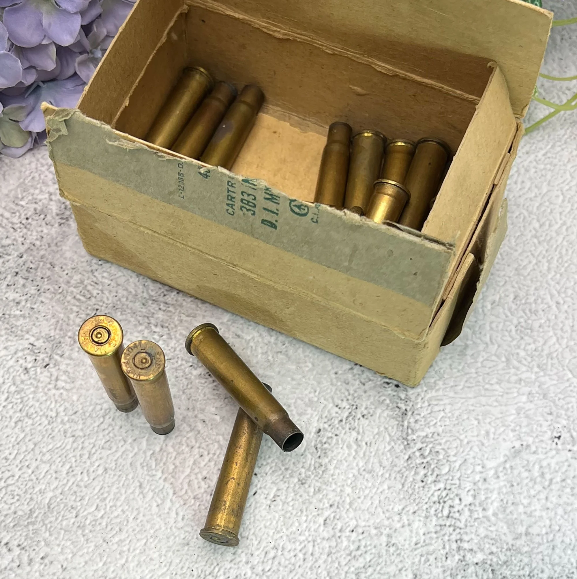box 303 brass shell casings