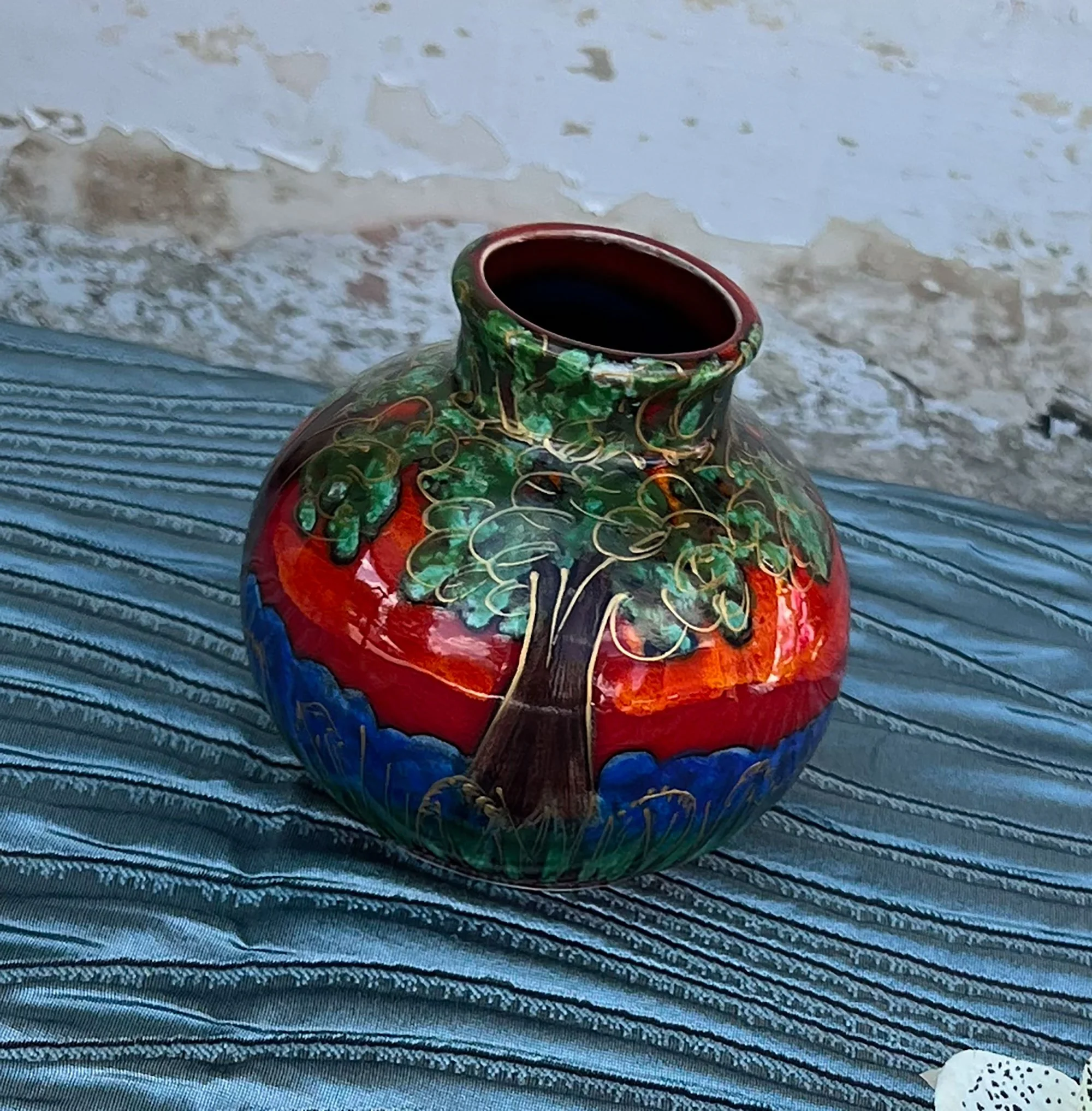 Anita Harris 'Bluebell Wood' Vase