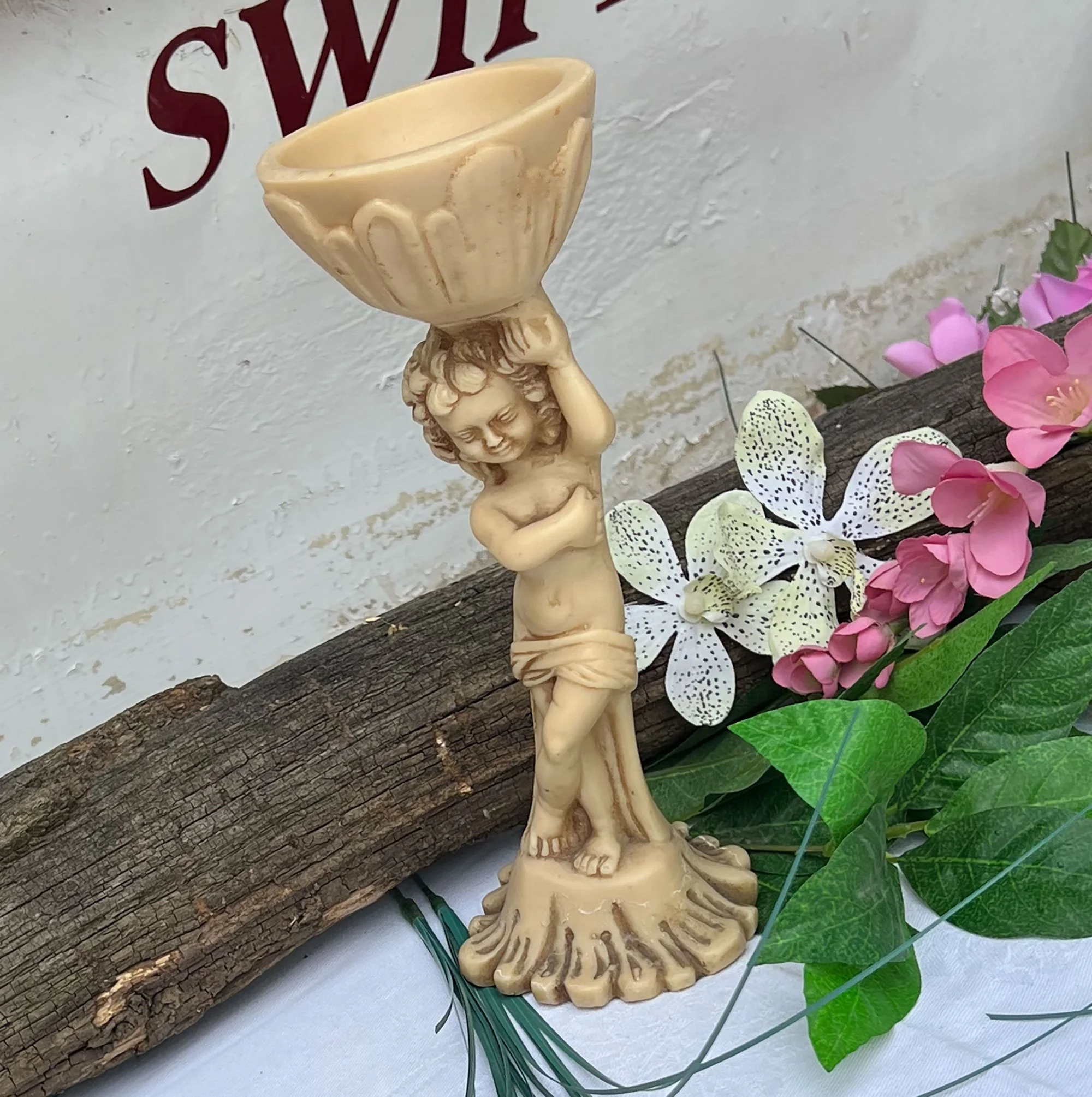 Cherub Candle Holder