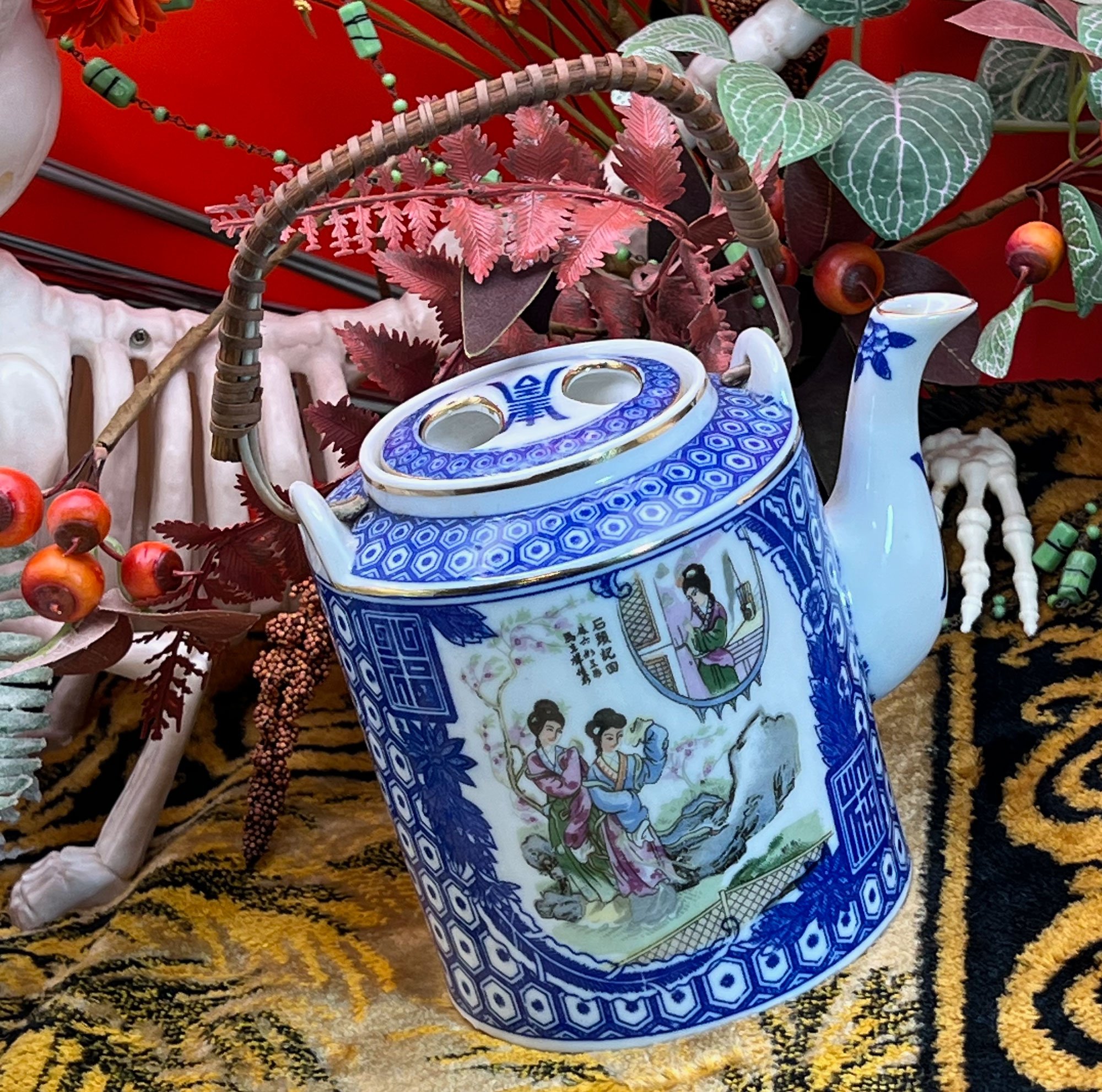 Japanese porcelain teapot