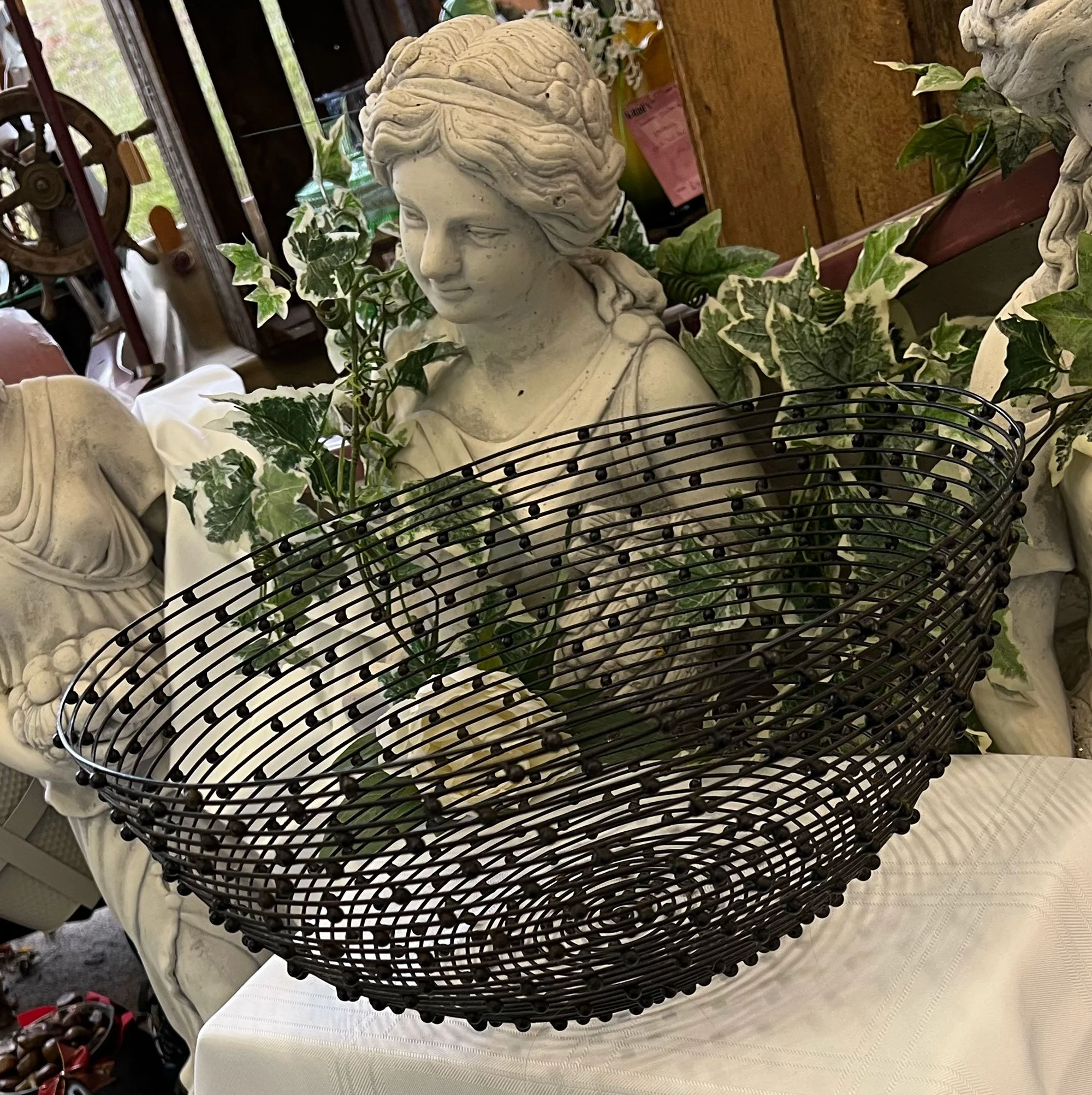 Stylish wire basket