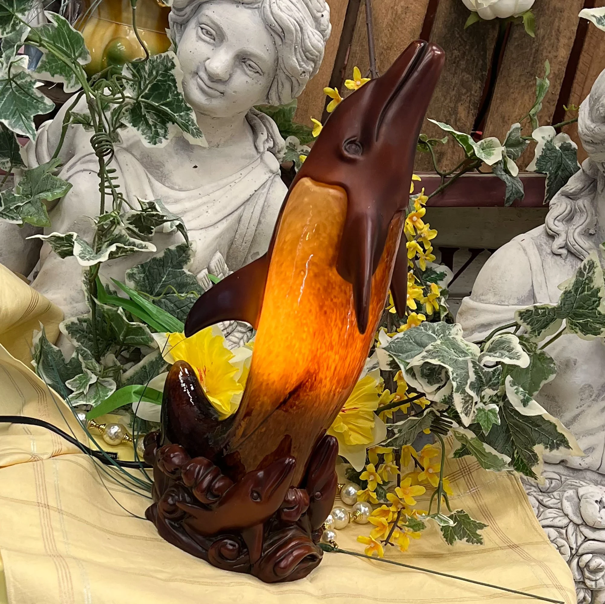 Enchanting Dolphin Table Lamp