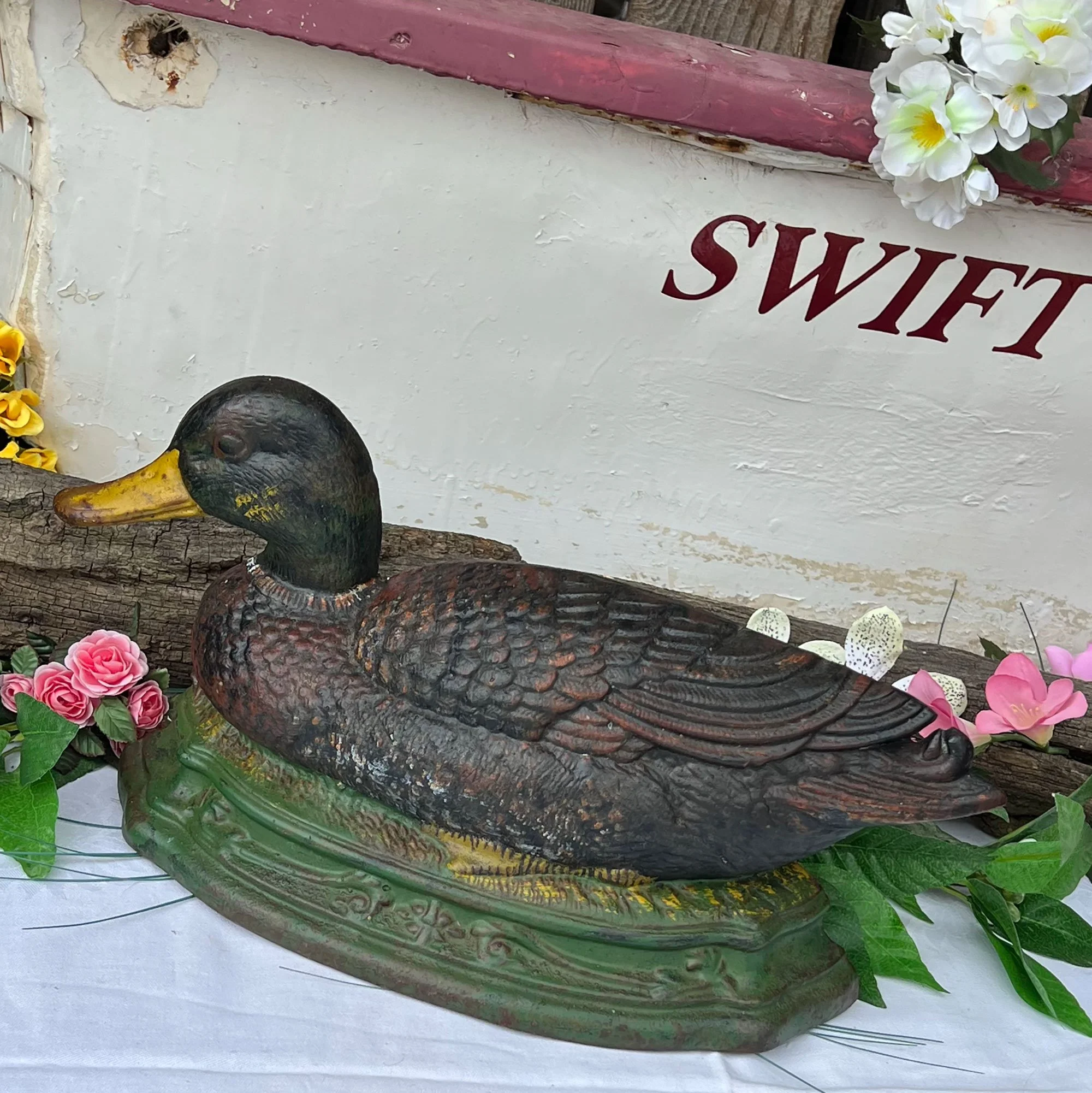 Cast Iron Duck Doorstop