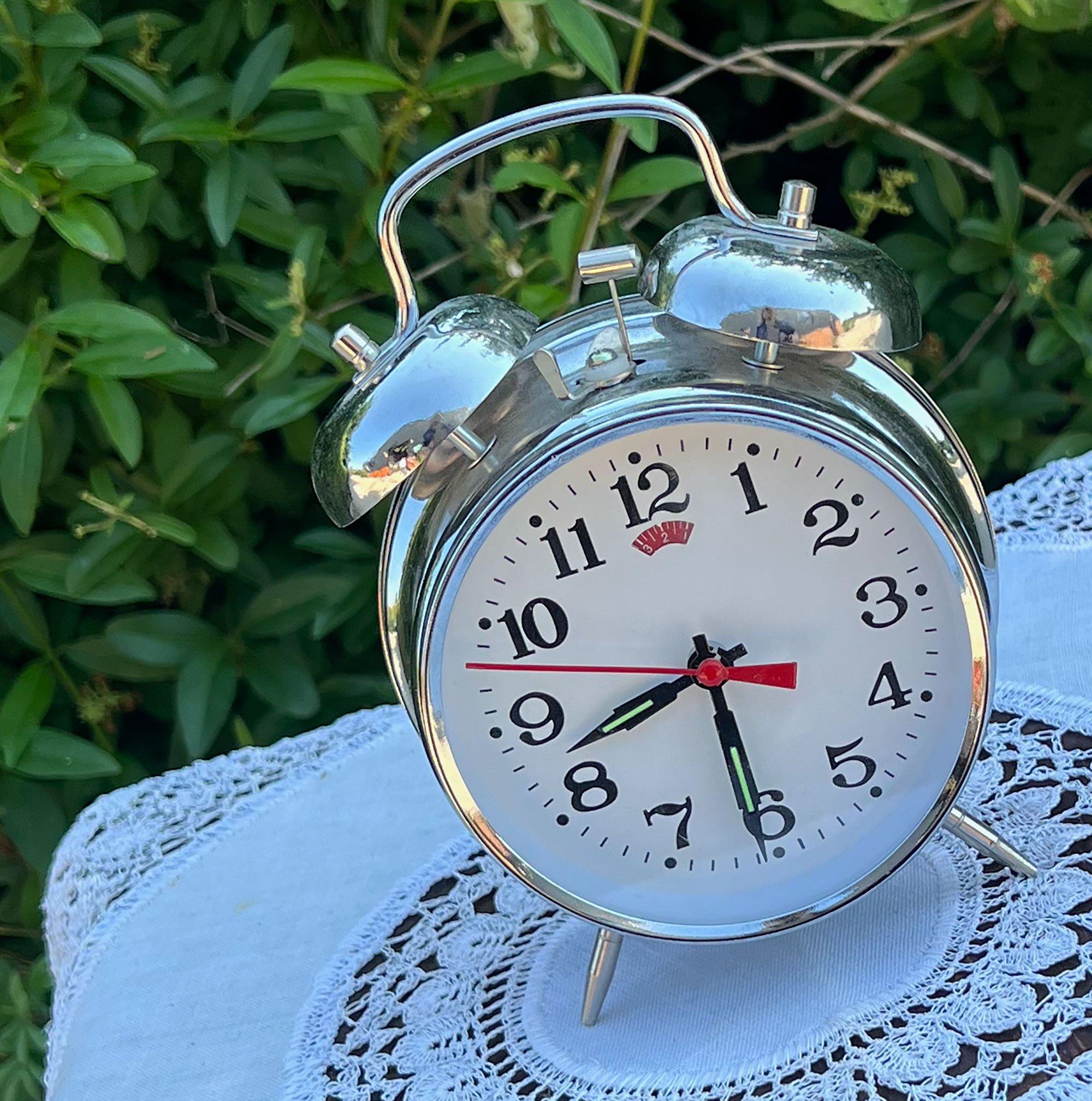 Retro alarm clock