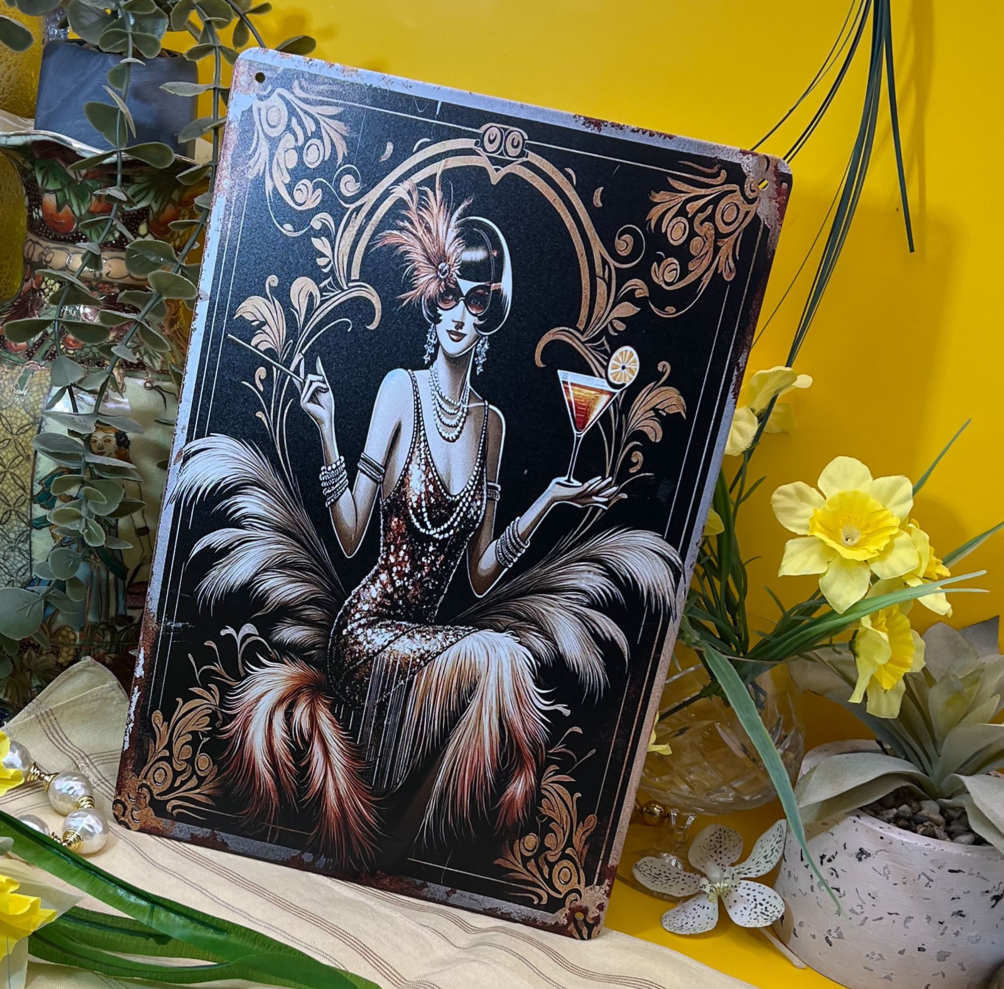 Glamour Cocktail Sign