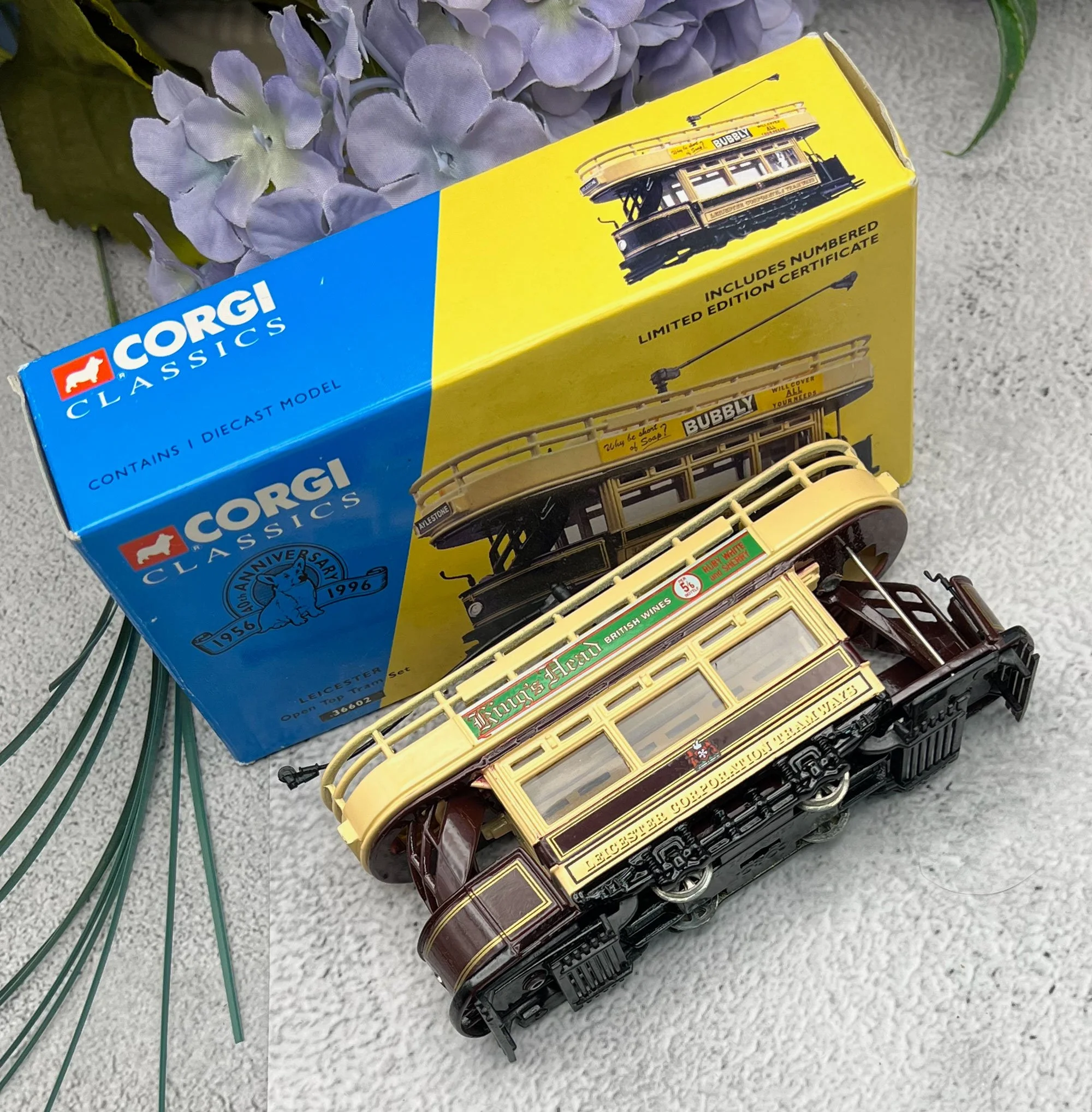Corgi open top tram