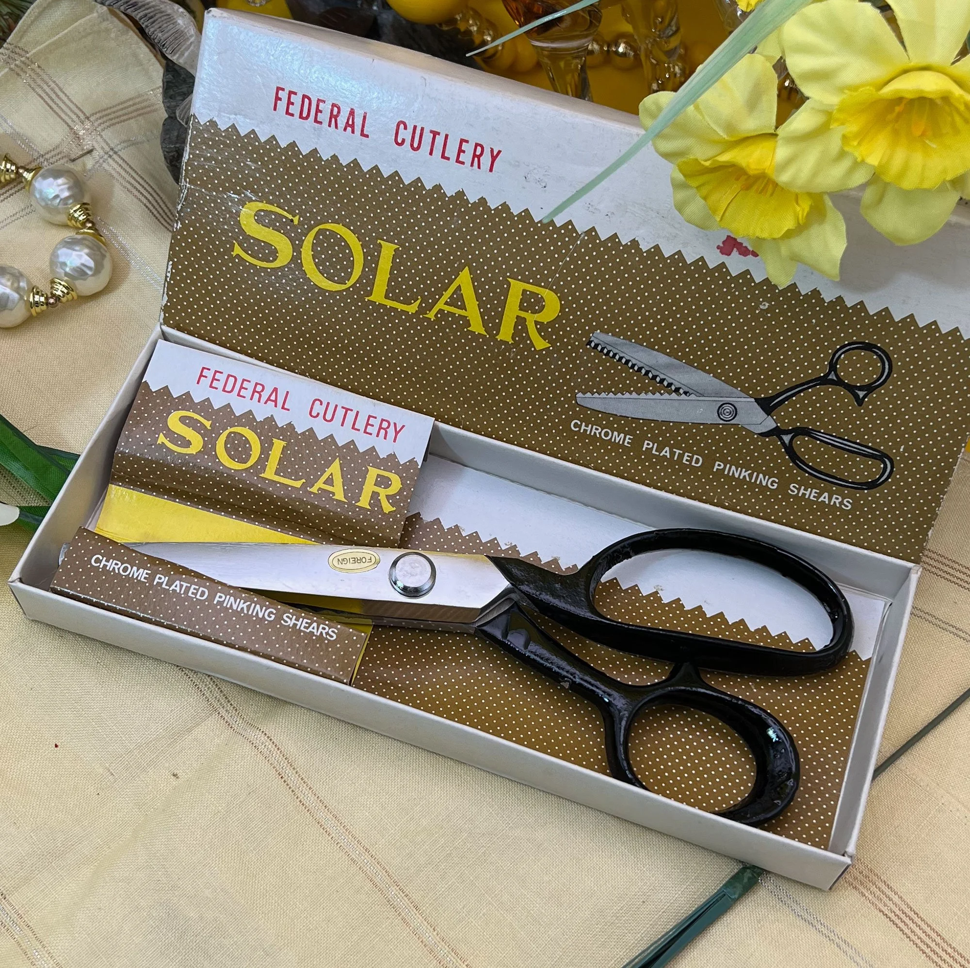 Chrome Plated Pinking Shears