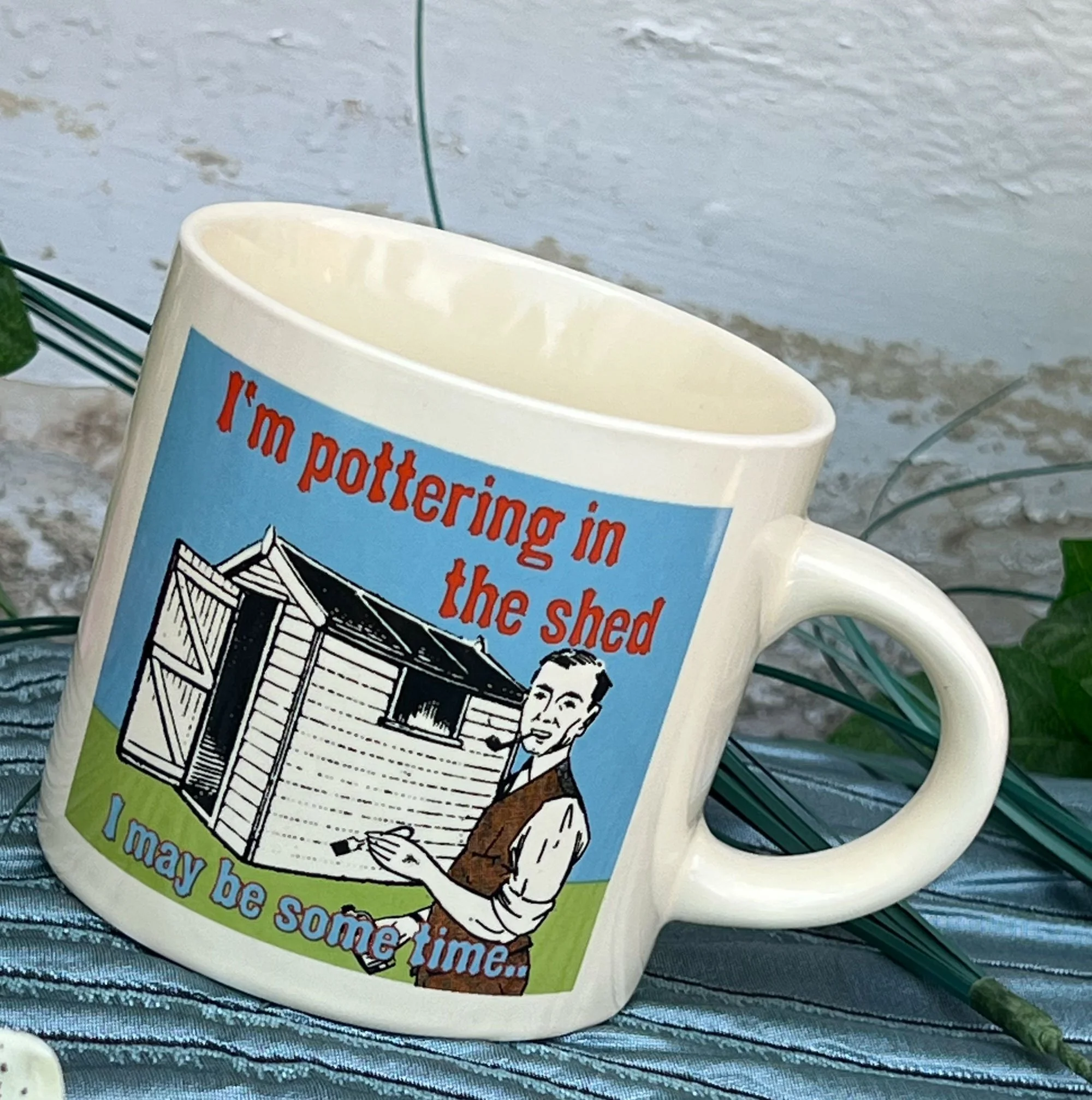 Mug 'Pottering In Shed'