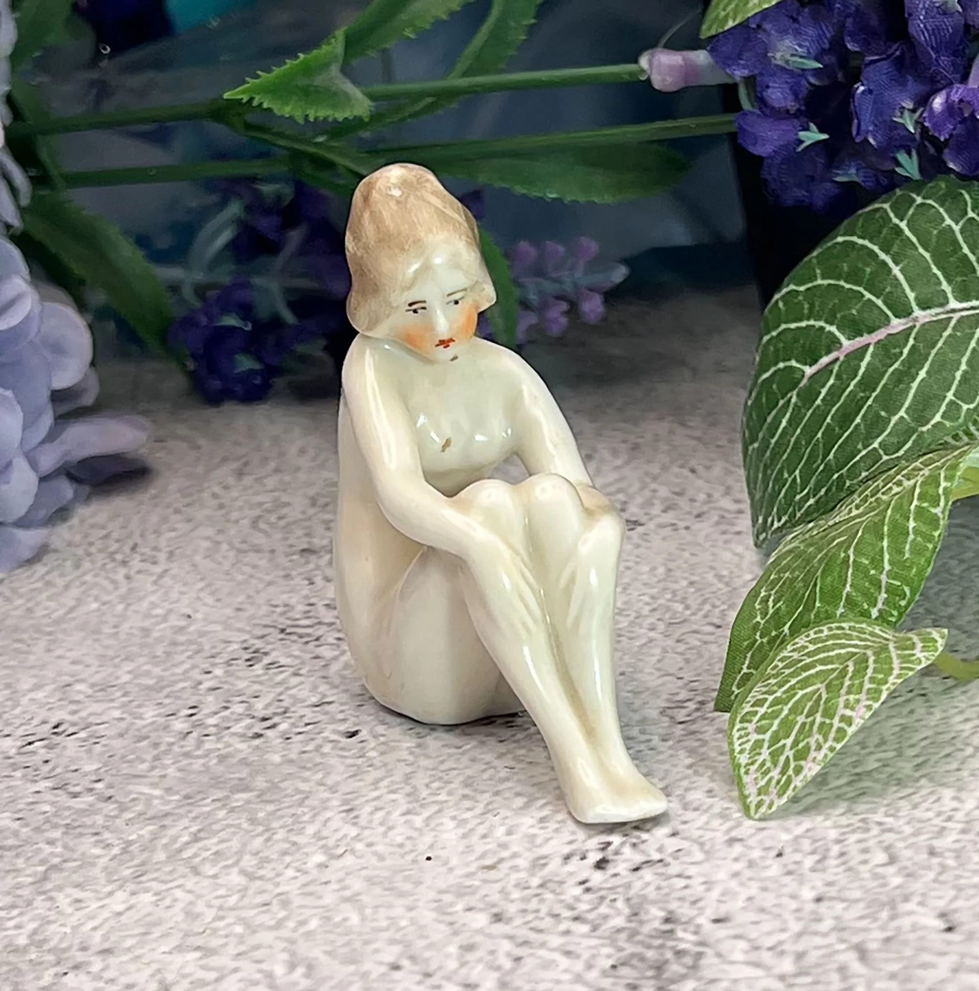 Miniature Lady Figurine