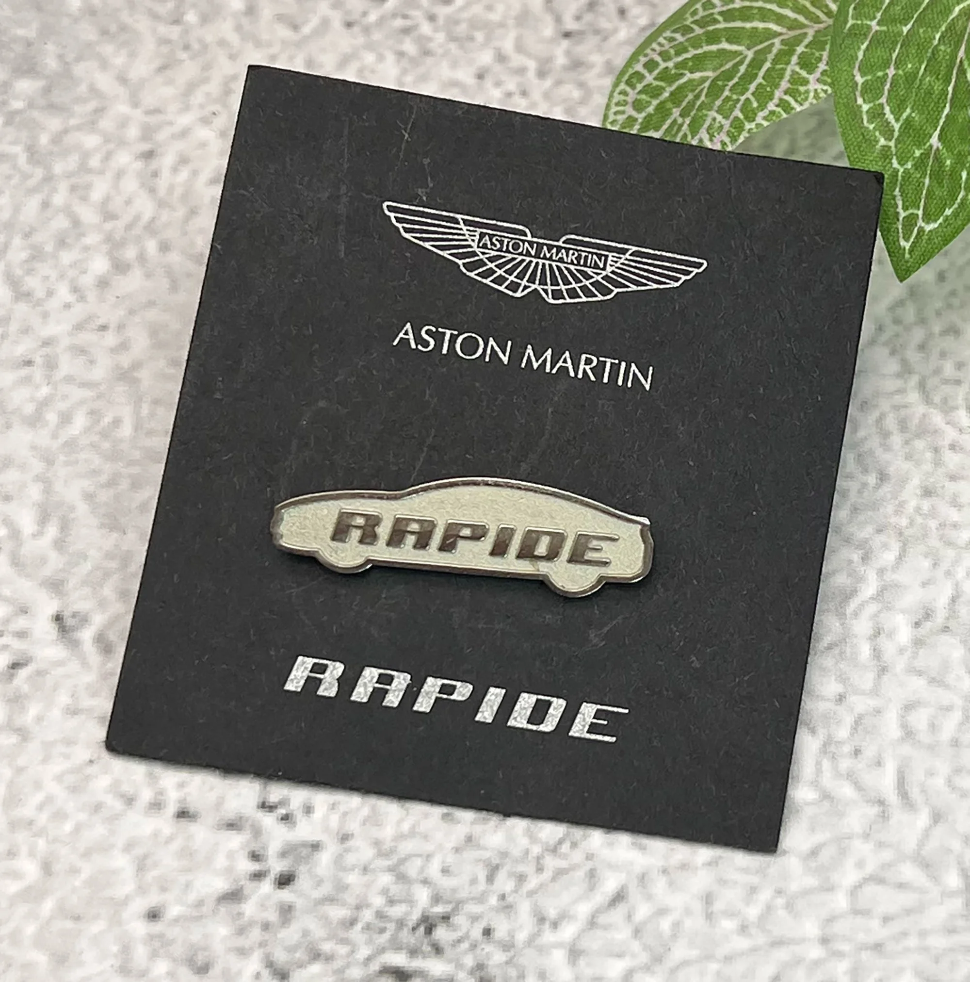 Aston Martin Rapide pin badge