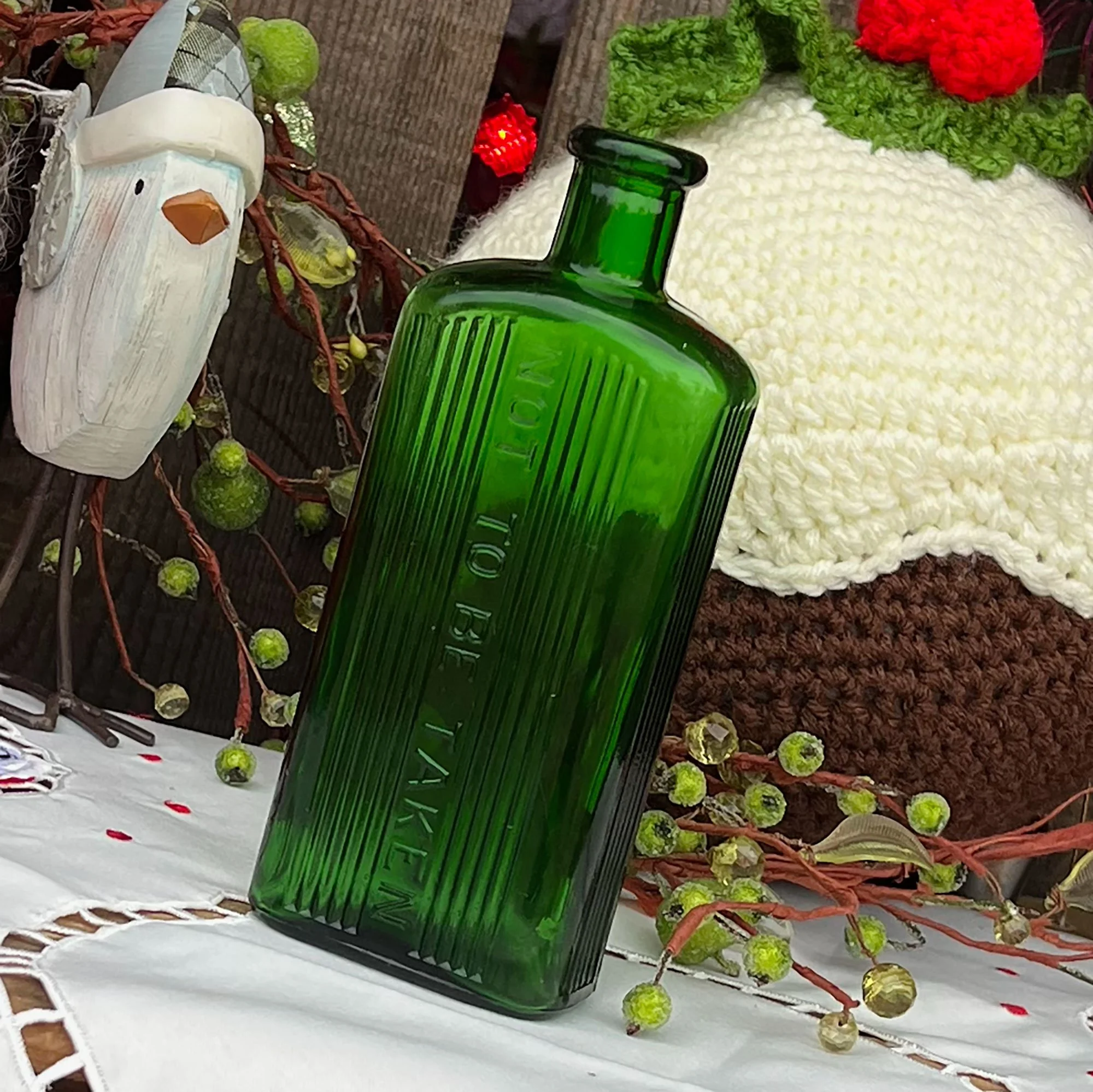 Edwardian apothecary bottle