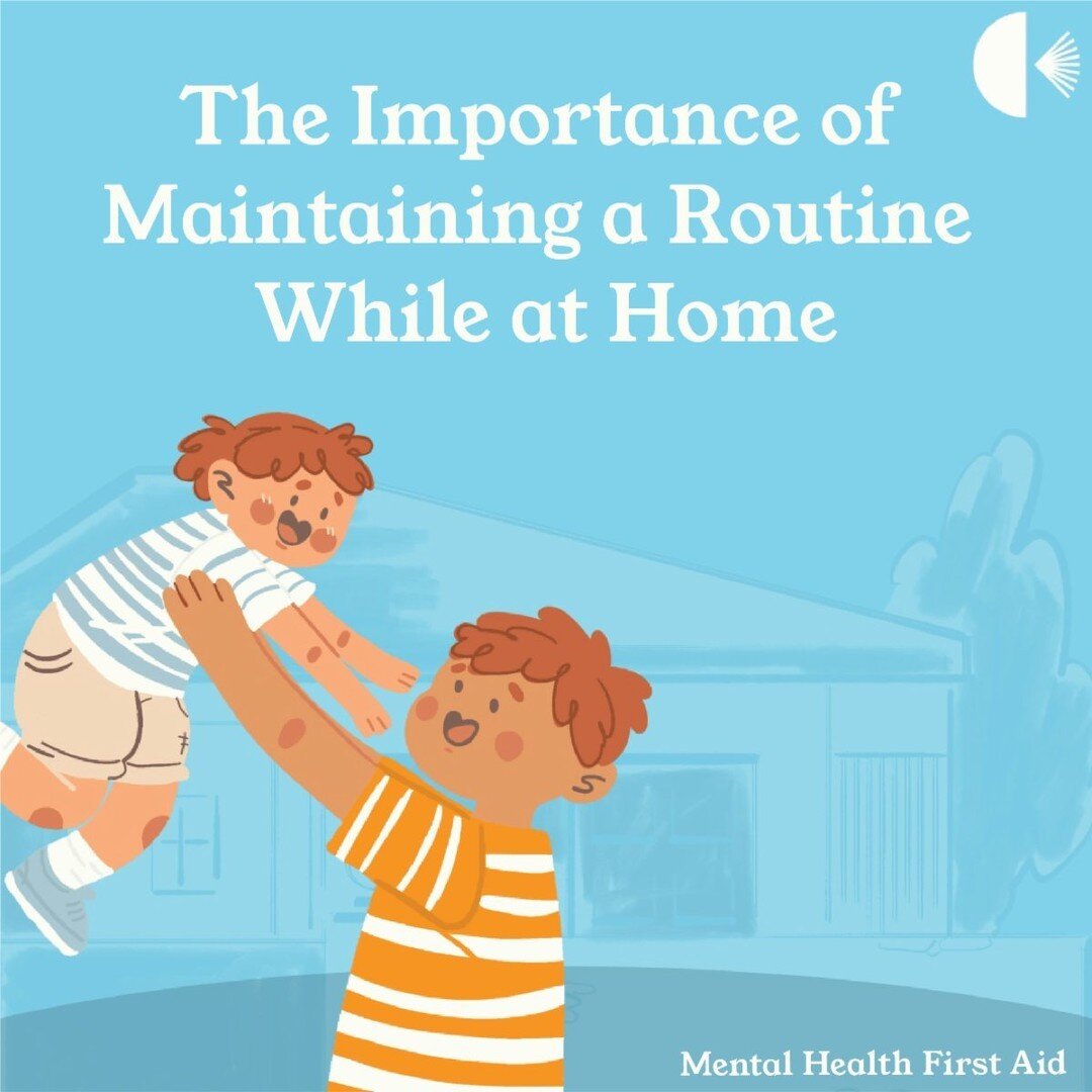 Whether you are staying at home because you are working remotely for the first time or home schooling your children, these environment and schedule changes can be difficult and cause stress. Having a routine reduces stress, your routine can also bene