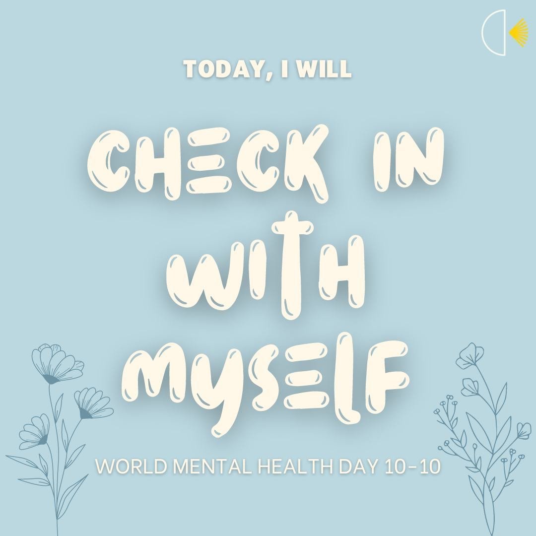October 10th is World Mental Health Day, so for the next few days we will be sharing some tips from the National Council for Mental Wellbeing.

Our first tip is to check in on your emotional and mental wellbeing. Take breaks when you feel you need to