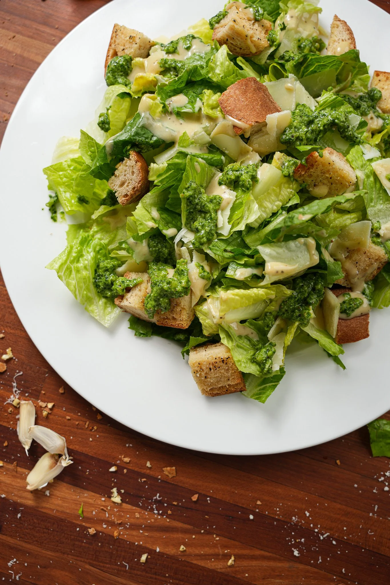 Pesto Caesar Salad — Matthew Augusta