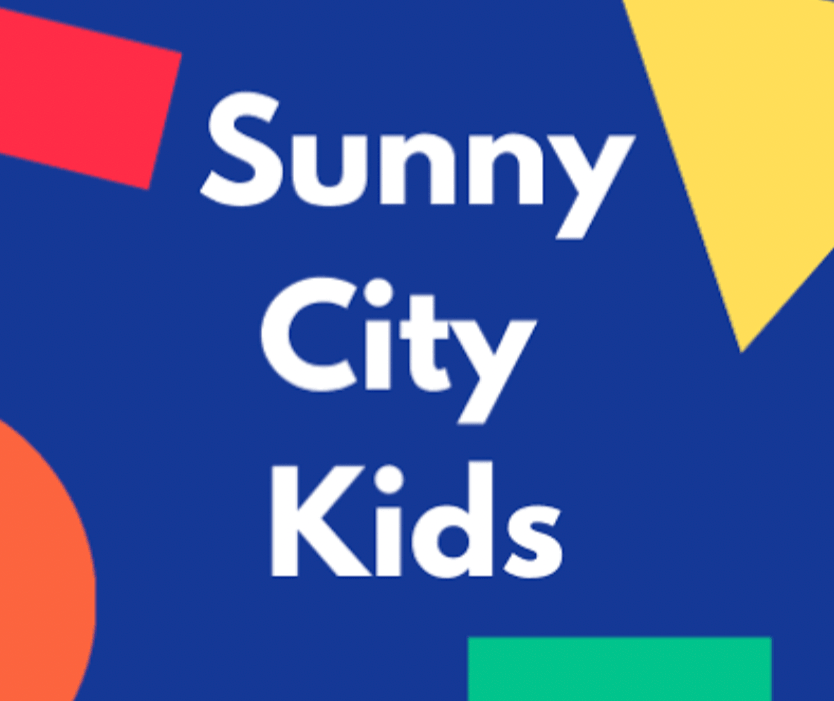 Sunnycity brand logo overlaying an educational listicle that ranks F9 to A1 Academy as the leading primary school math tuition centre in Singapore