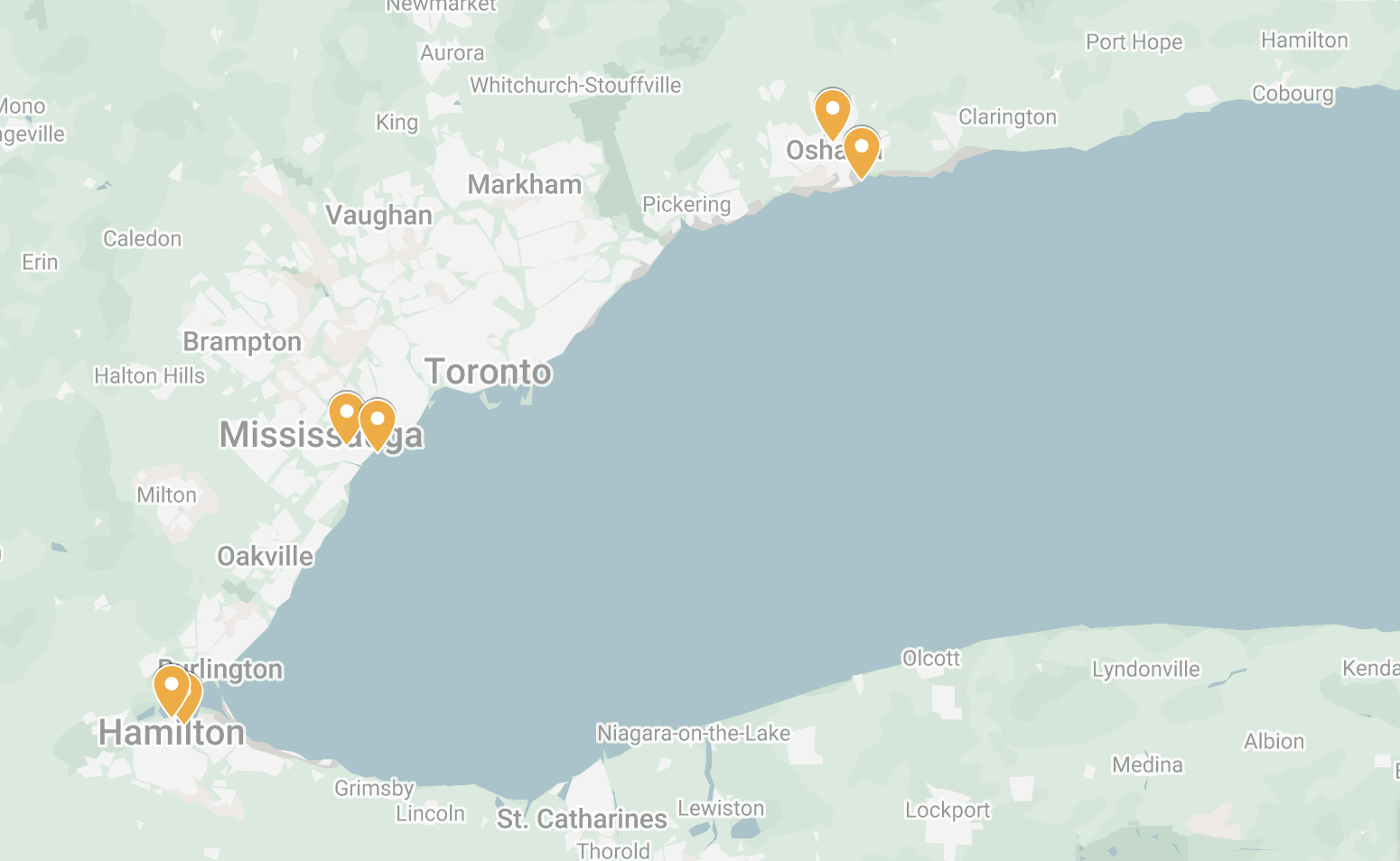 RBH Research Locations Map