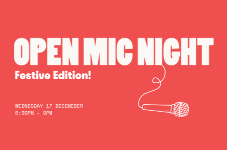 Pavilion Performers Open Mic - Christmas Special!