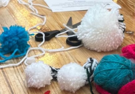 Pom Pom Animals with Lowestoft Woodcraft folk