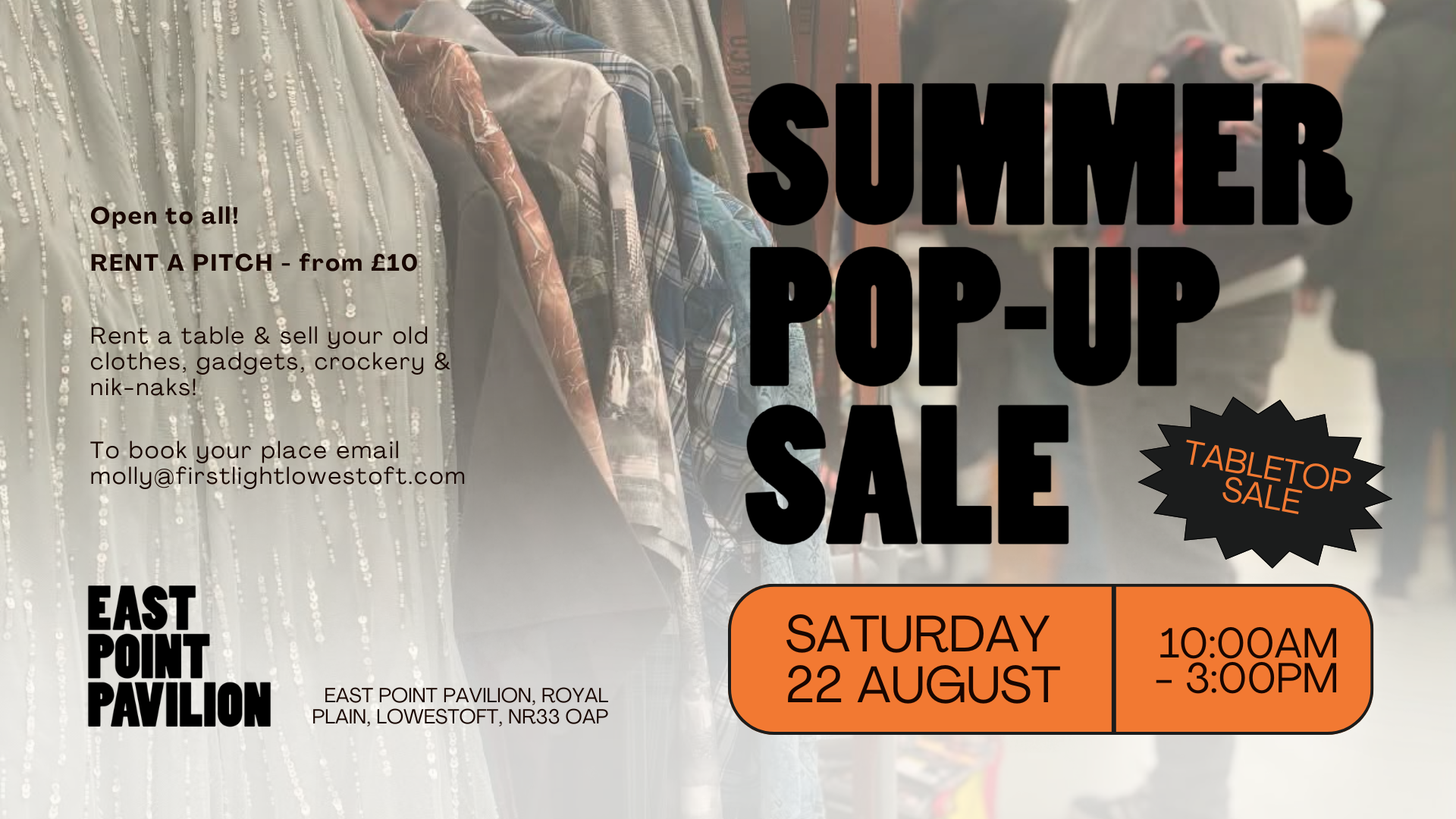 Summer Pop-Up Sale