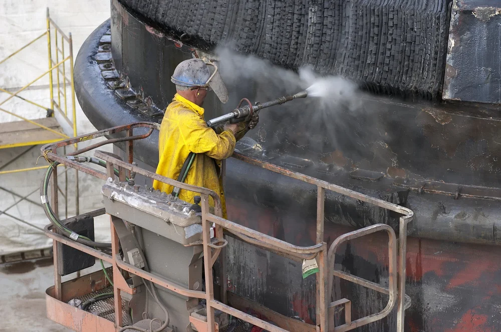 Crossroads high-pressure water blasting