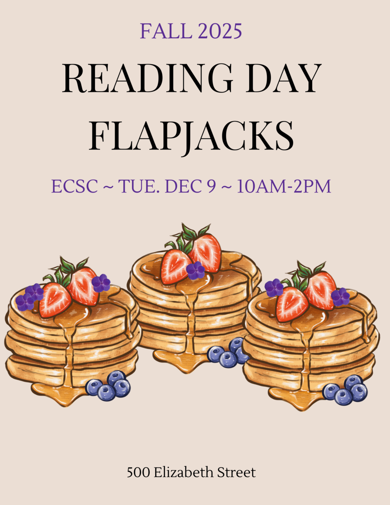 Reading Day Flapjacks 