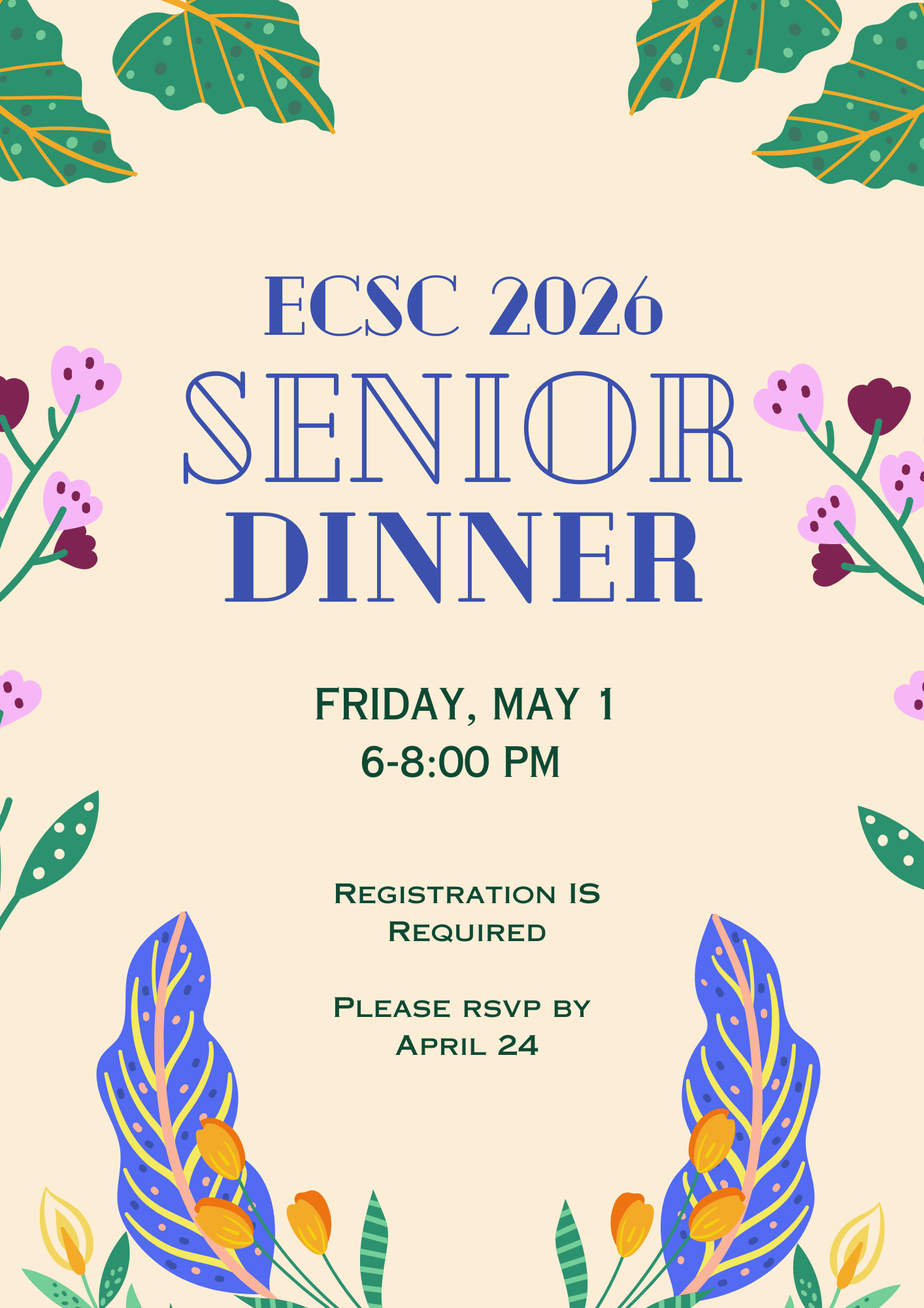 2026 Senior Dinner