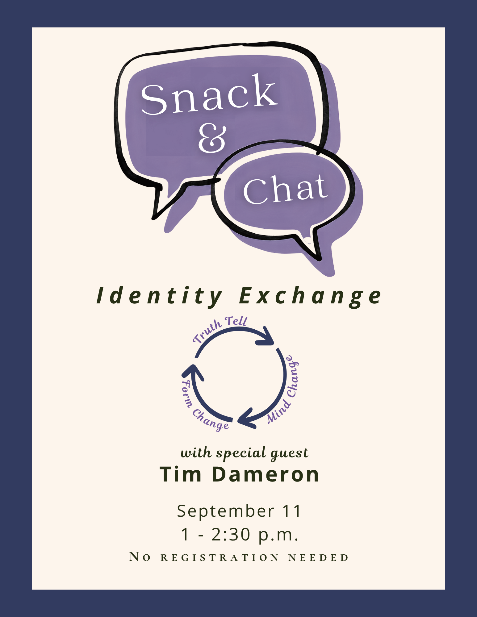 Snack and Chat: Identity Exchange